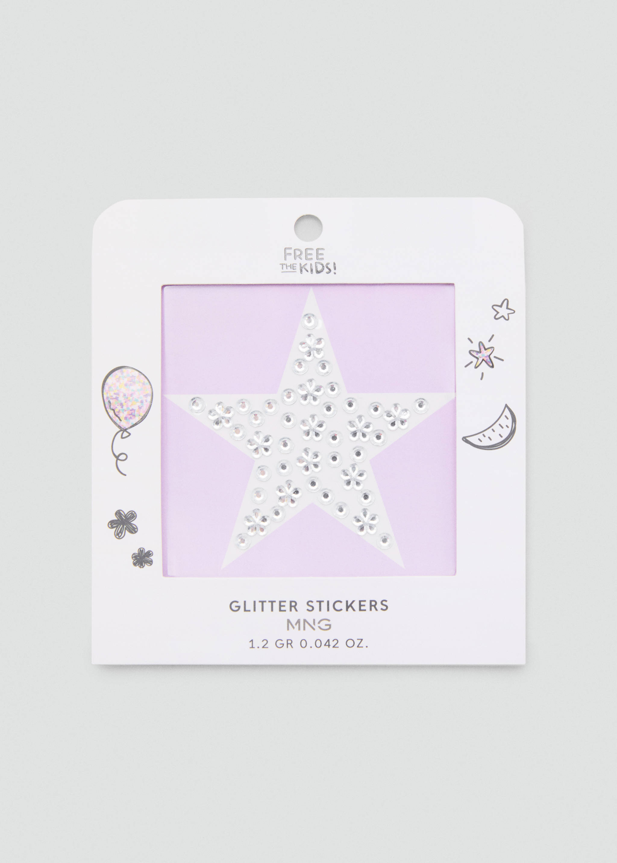 Glitter face stickers - Details of the article 1