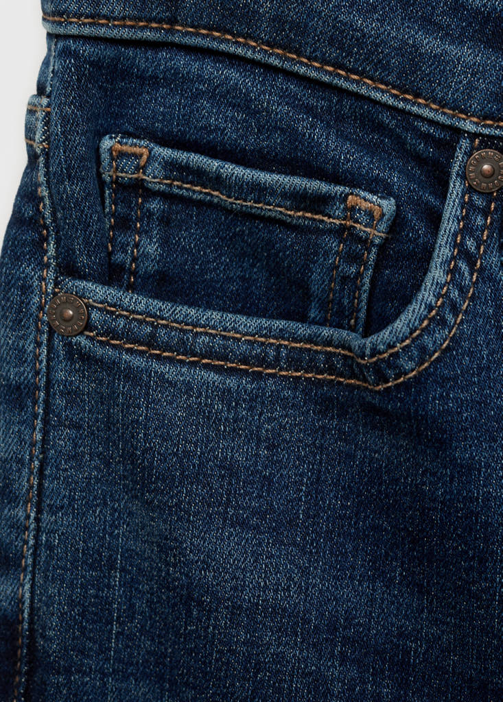 High-rise skinny jeans — Dark Blue