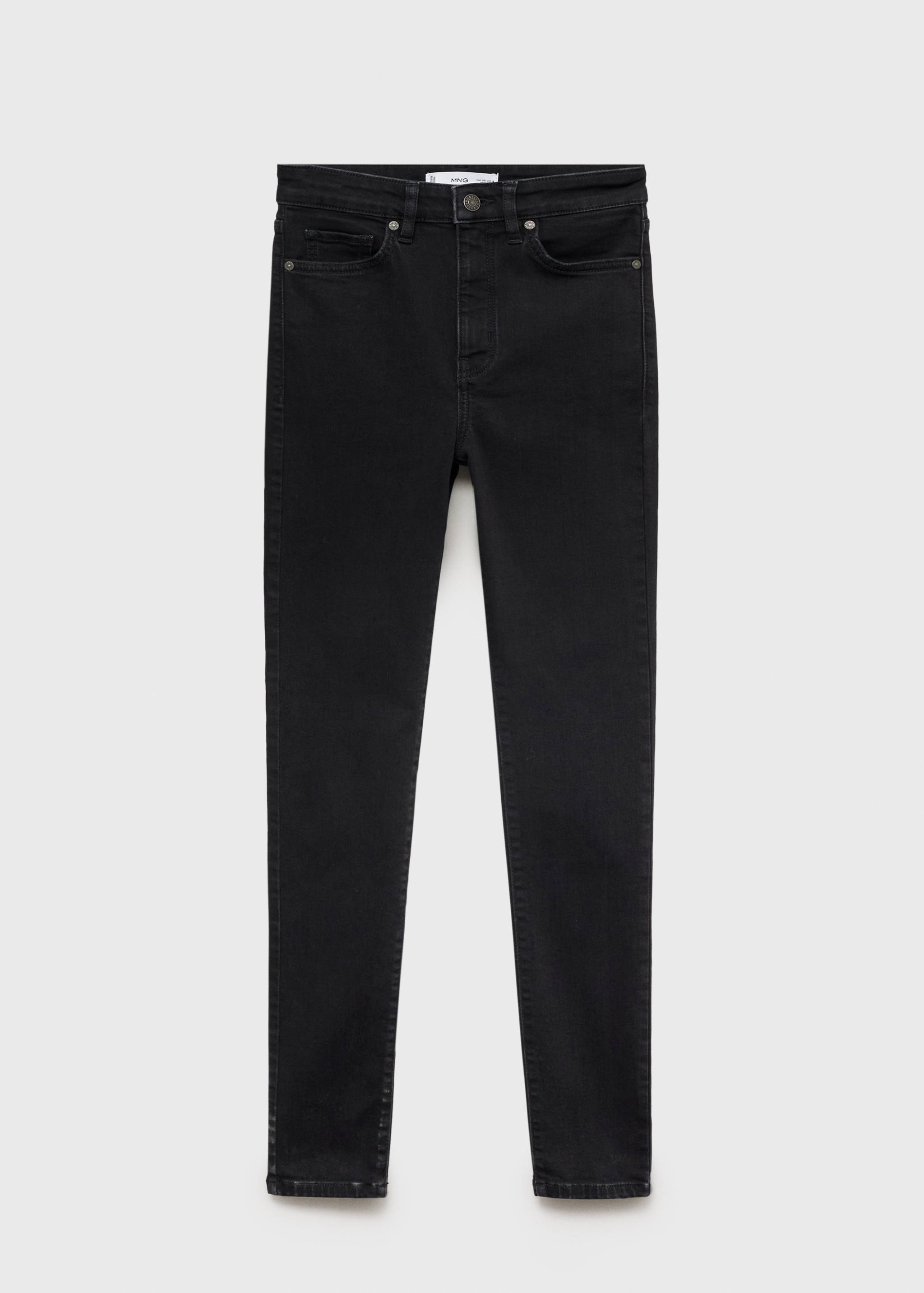 高腰修身牛仔裤 - null