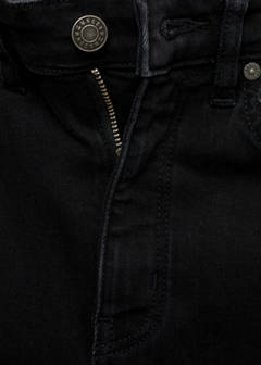 High-rise skinny jeans — Black denim 12