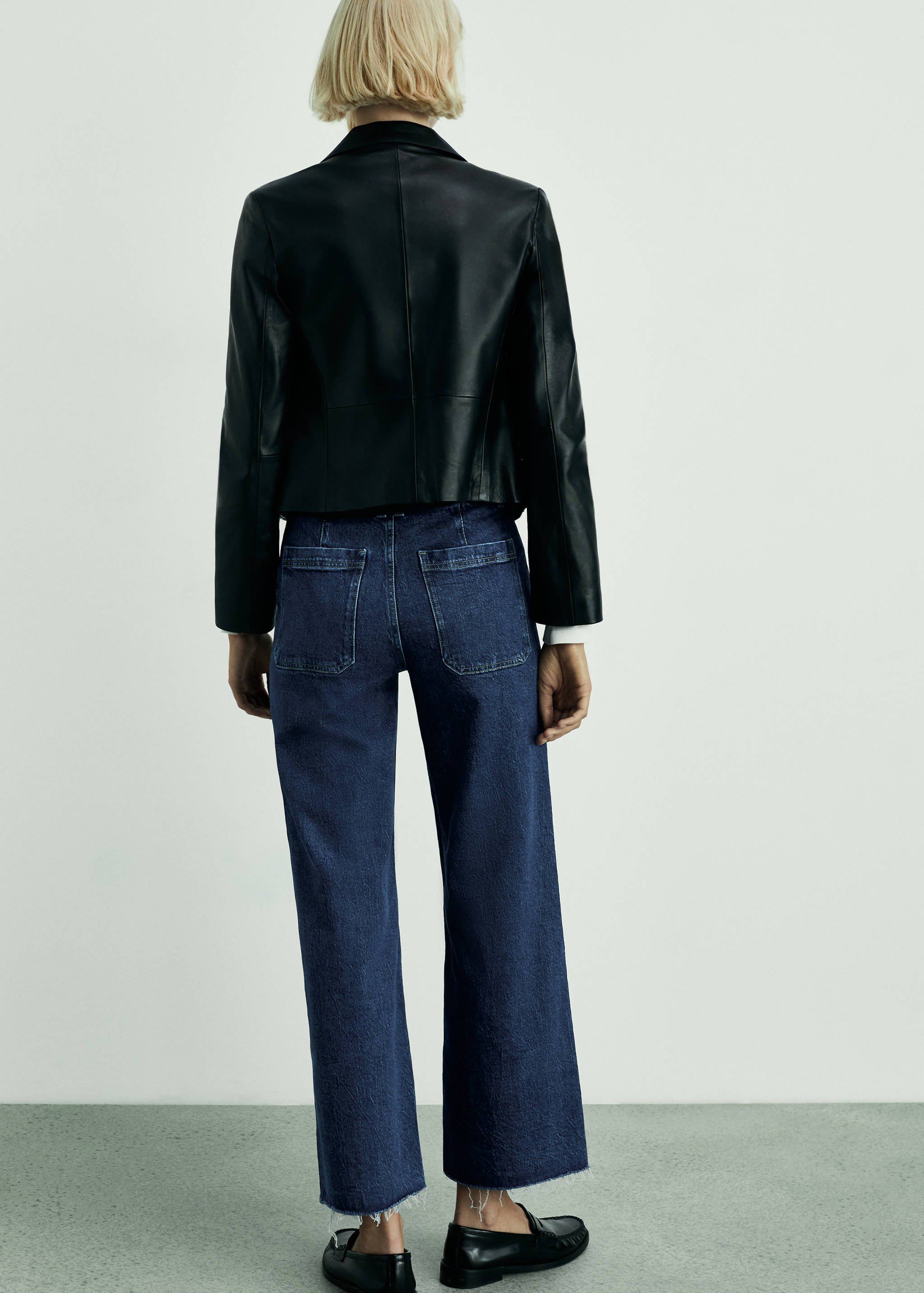 Jean style jupe-culotte Catherin taille haute - Verso de l’article