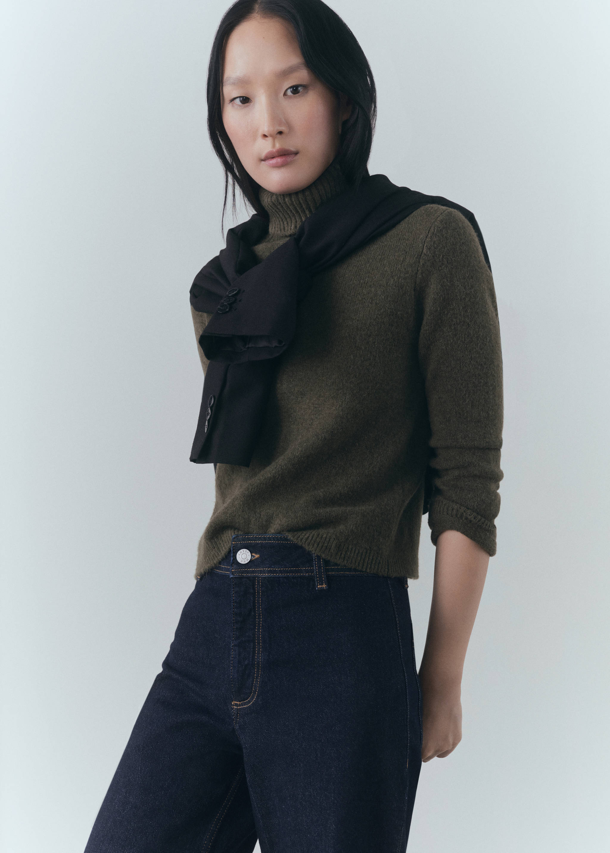 Catherin rinse-wash culotte jeans - Details of the article 1