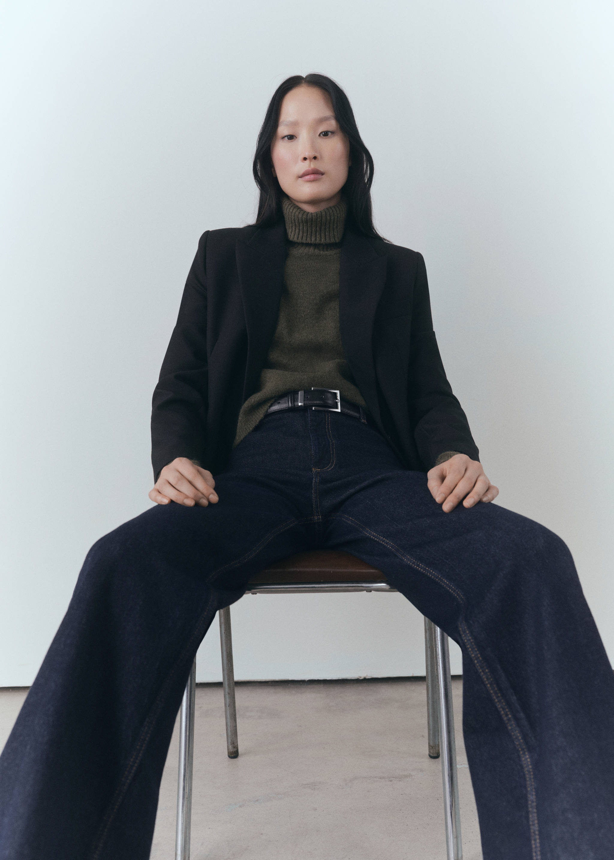 Catherin rinse-wash culotte jeans - Details of the article 2