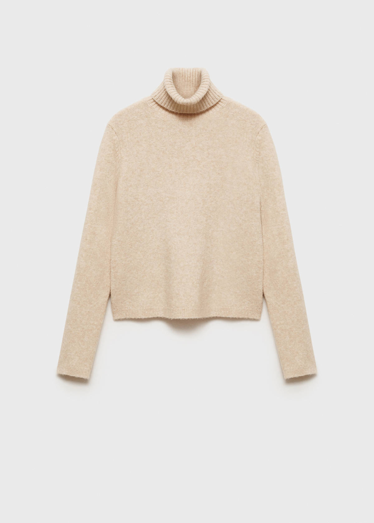 Turtle neck sweater — Ecru