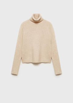 Turtle neck sweater — Ecru 9