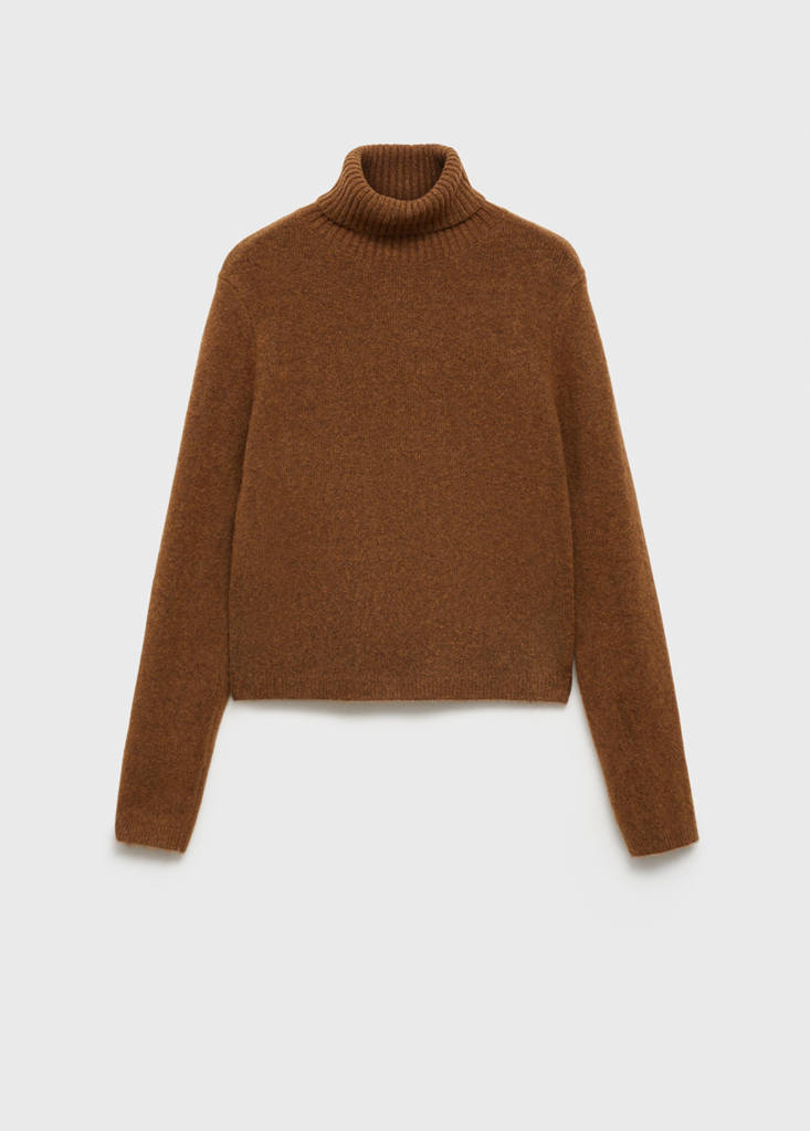 Turtle neck sweater — Chocolate