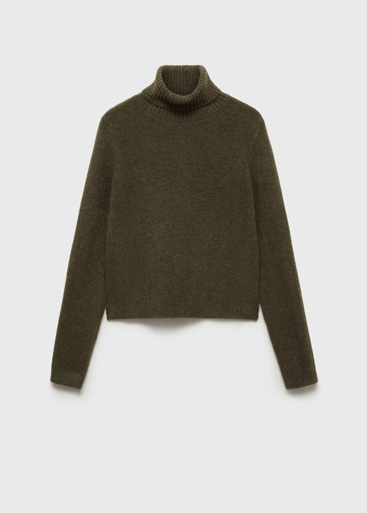 Turtle neck sweater — Khaki