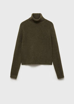Turtle neck sweater — Khaki 5