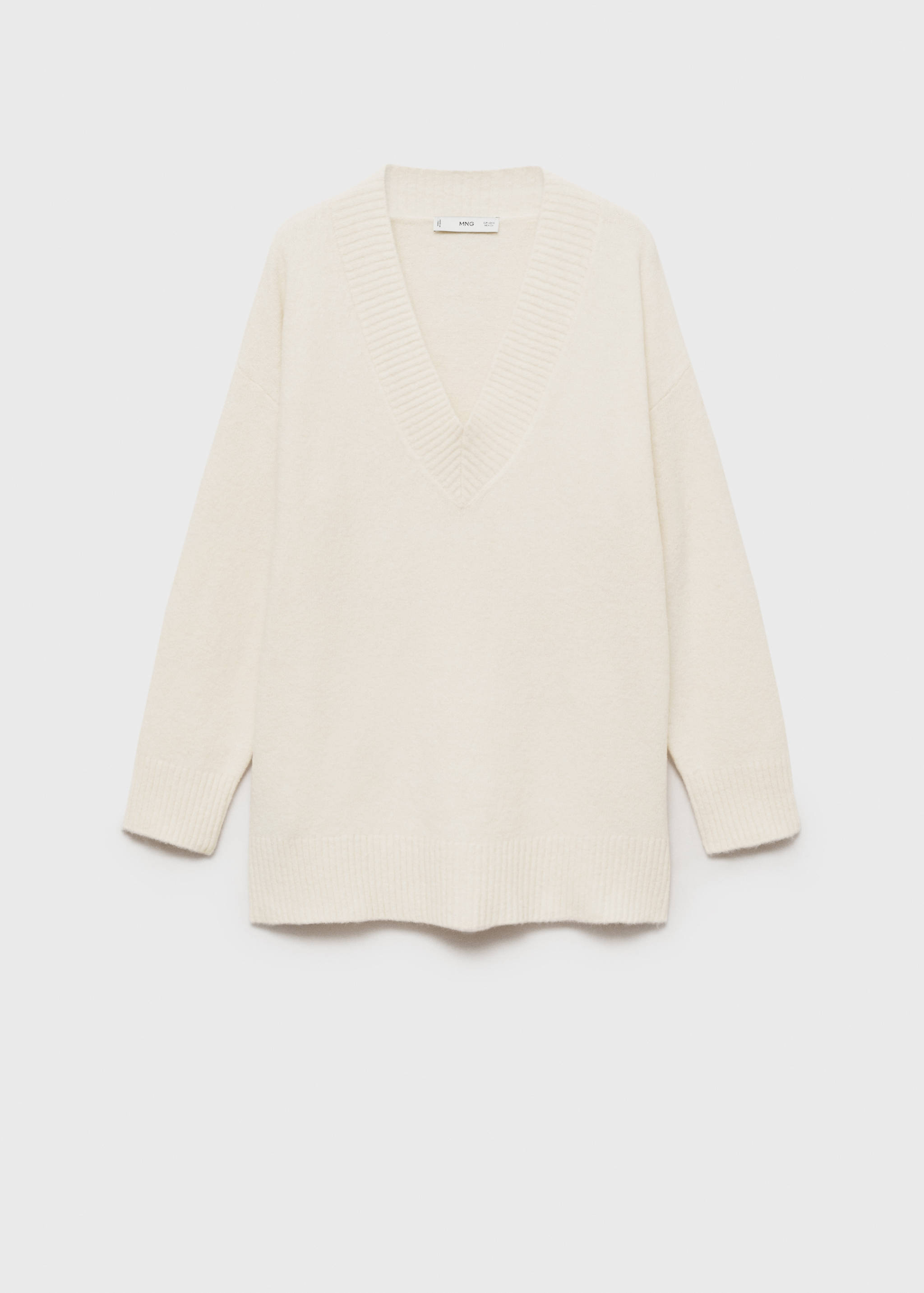 Oversized V-neck sweater - Article without model