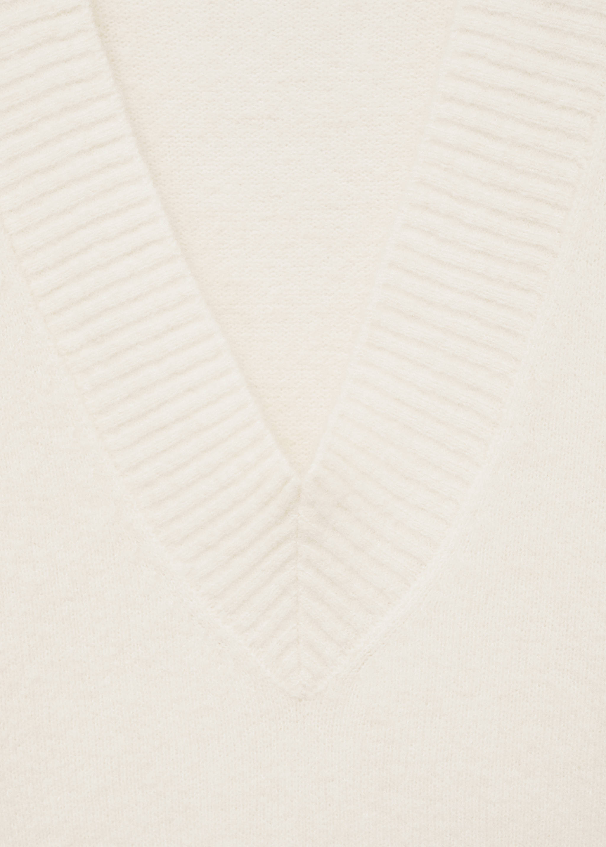 Oversized V-neck sweater - Details of the article 8