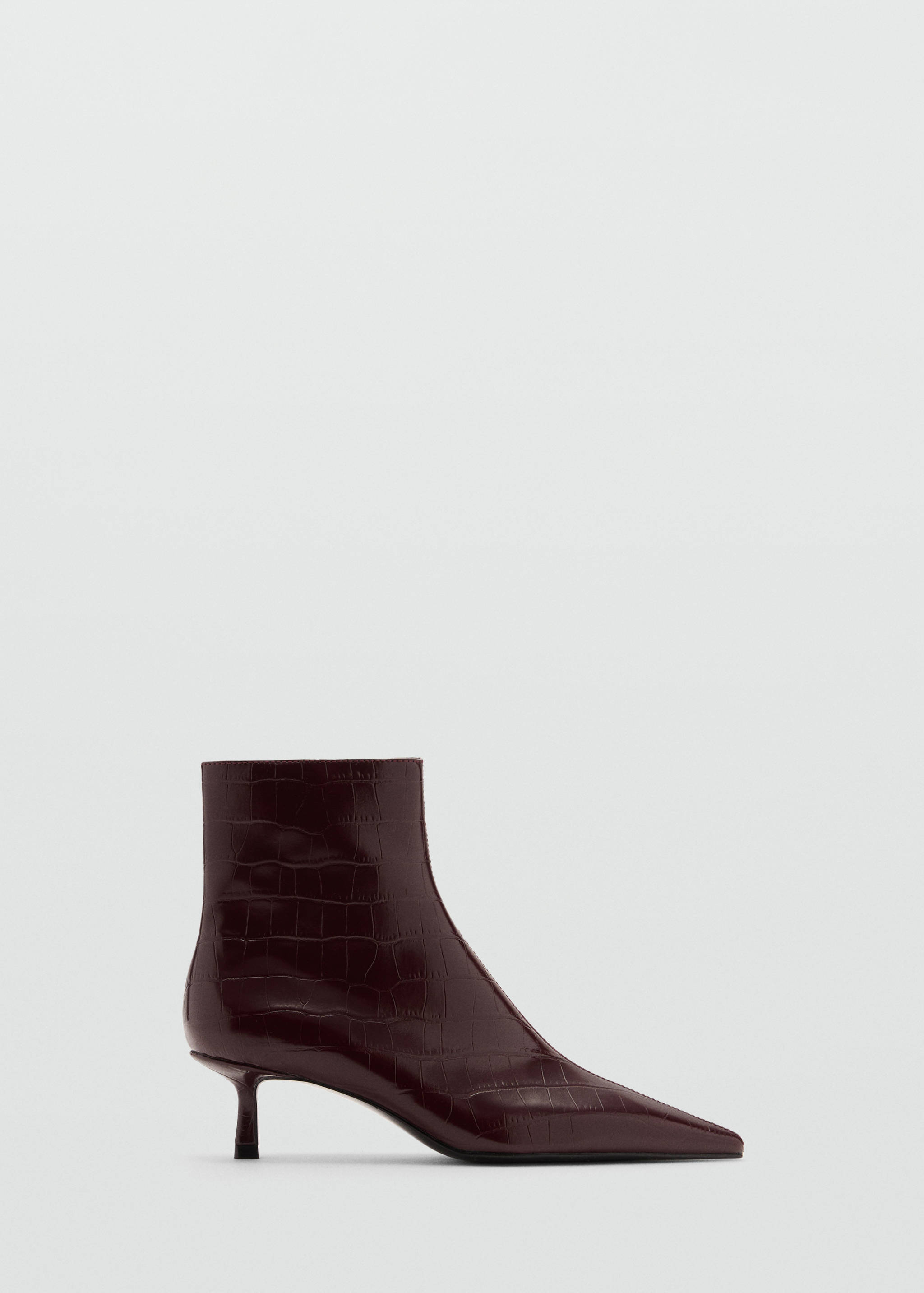 Kitten-heel coco boots - Article without model