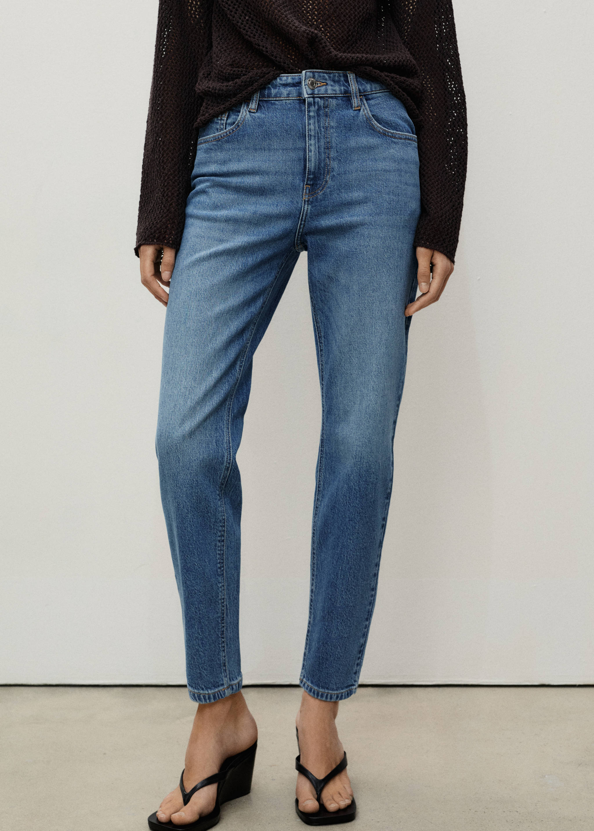 Newmom comfort high-rise jeans - Medium plane