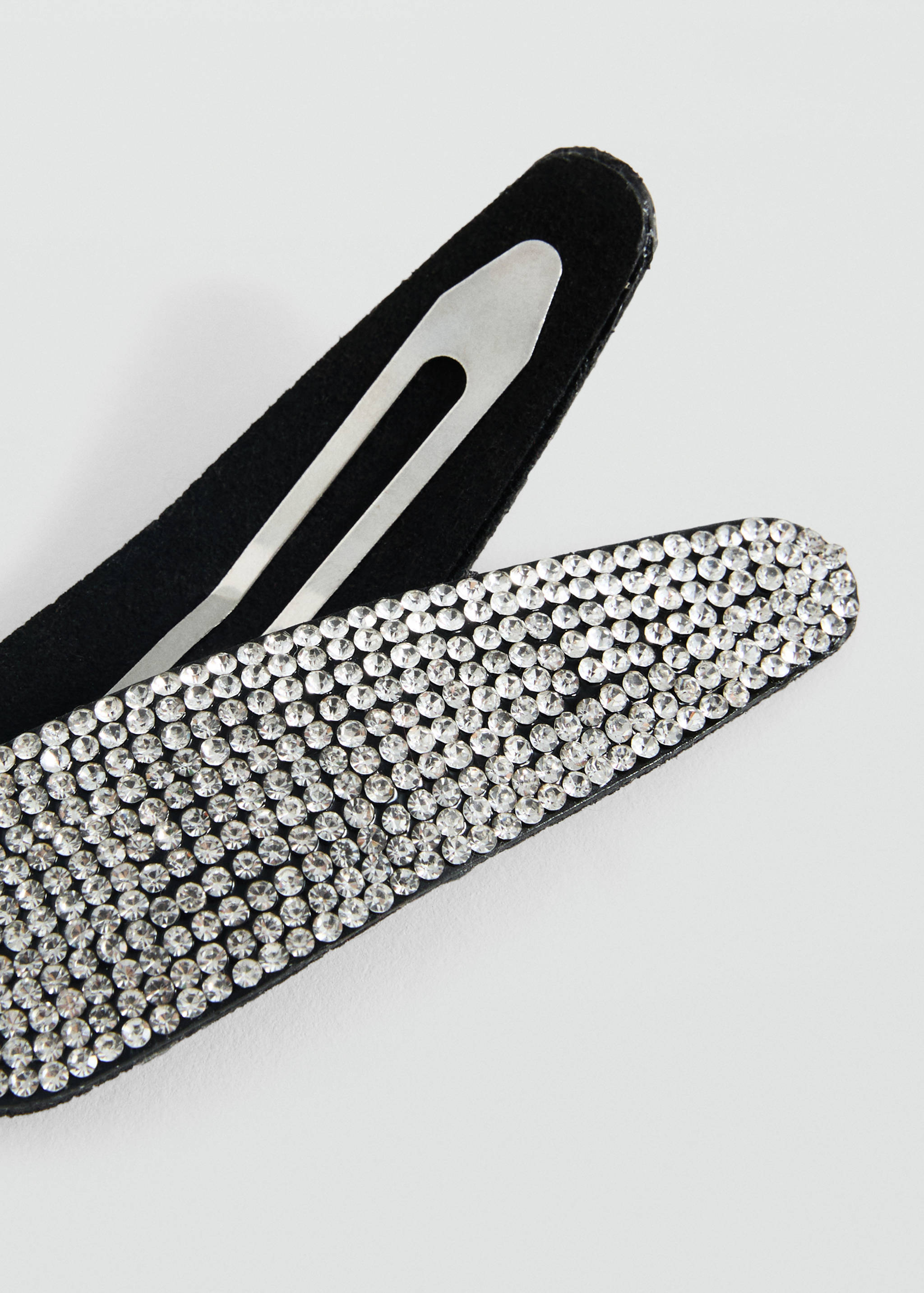 2er-Pack Haarklammern mit Strassbesatz - Mittlere Ansicht