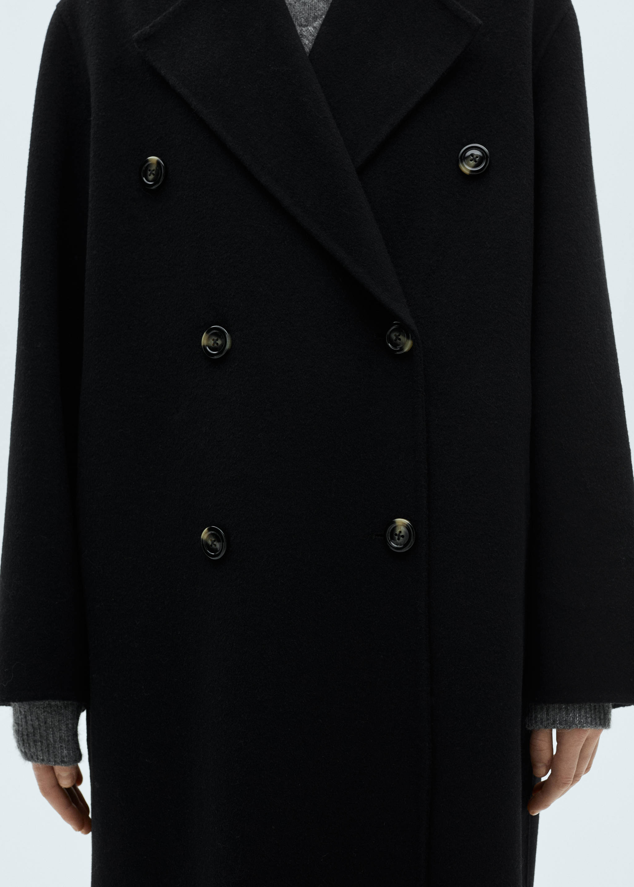 Handmade oversized wool coat - Details of the article 6