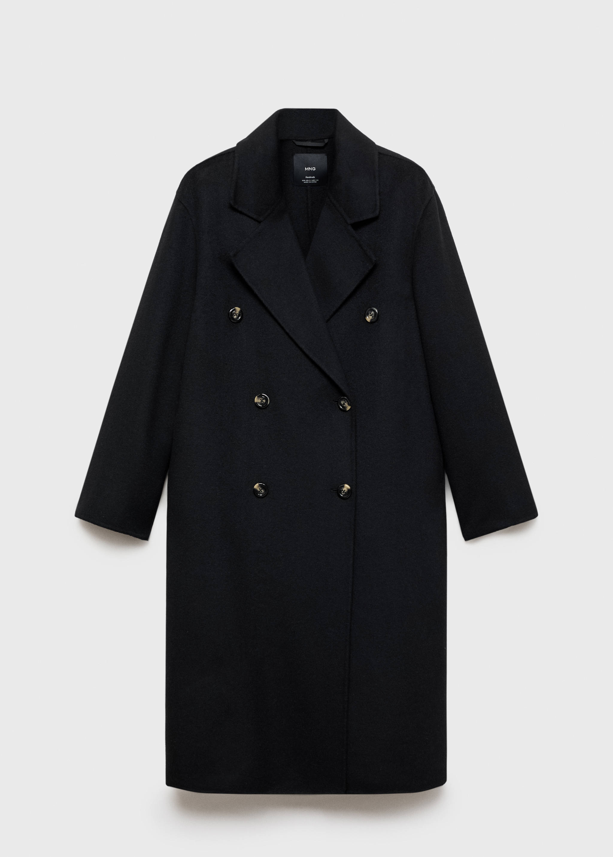 Handmade oversized wool coat - Article without model