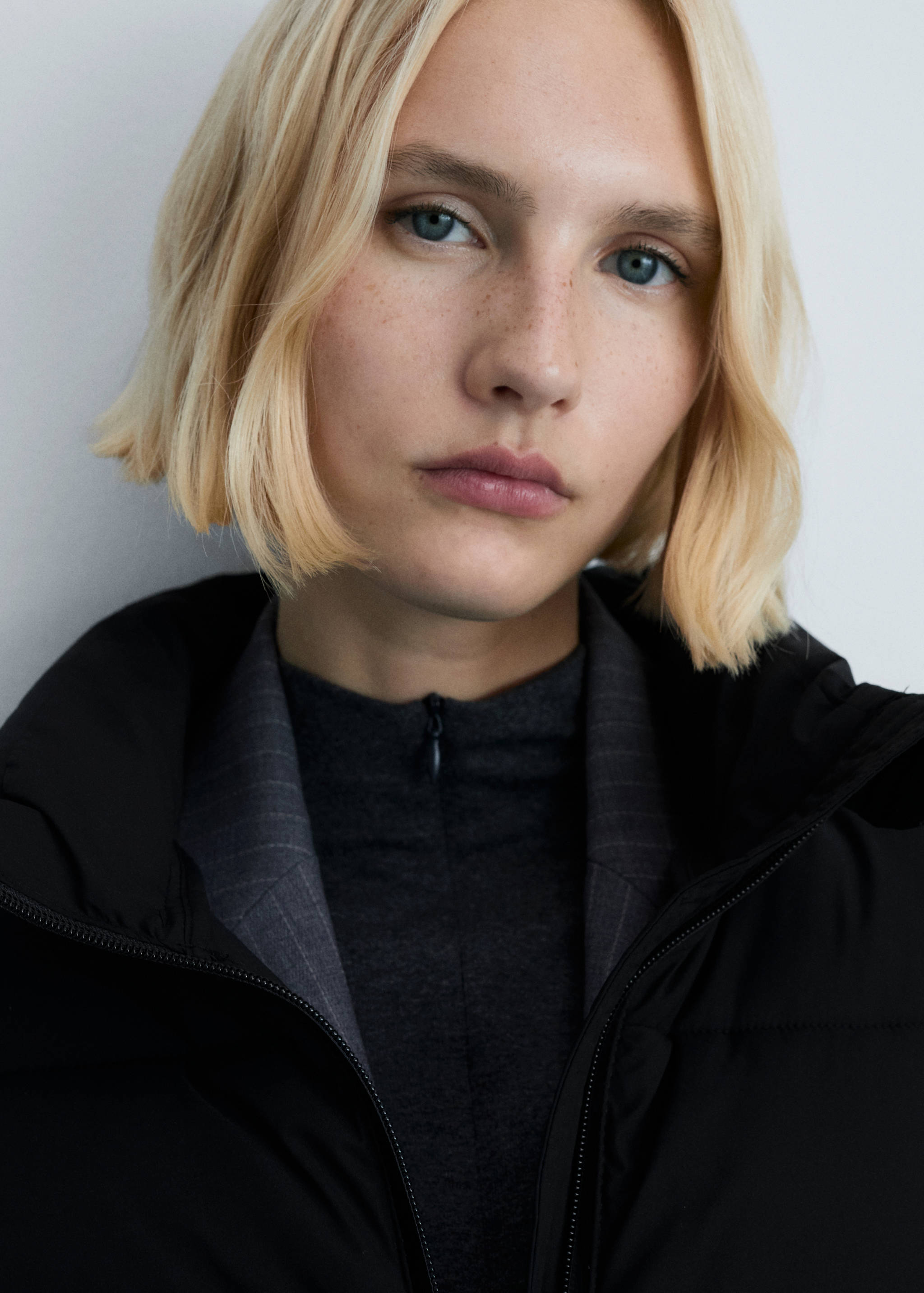 Waterproof padded midi anorak - Details of the article 1