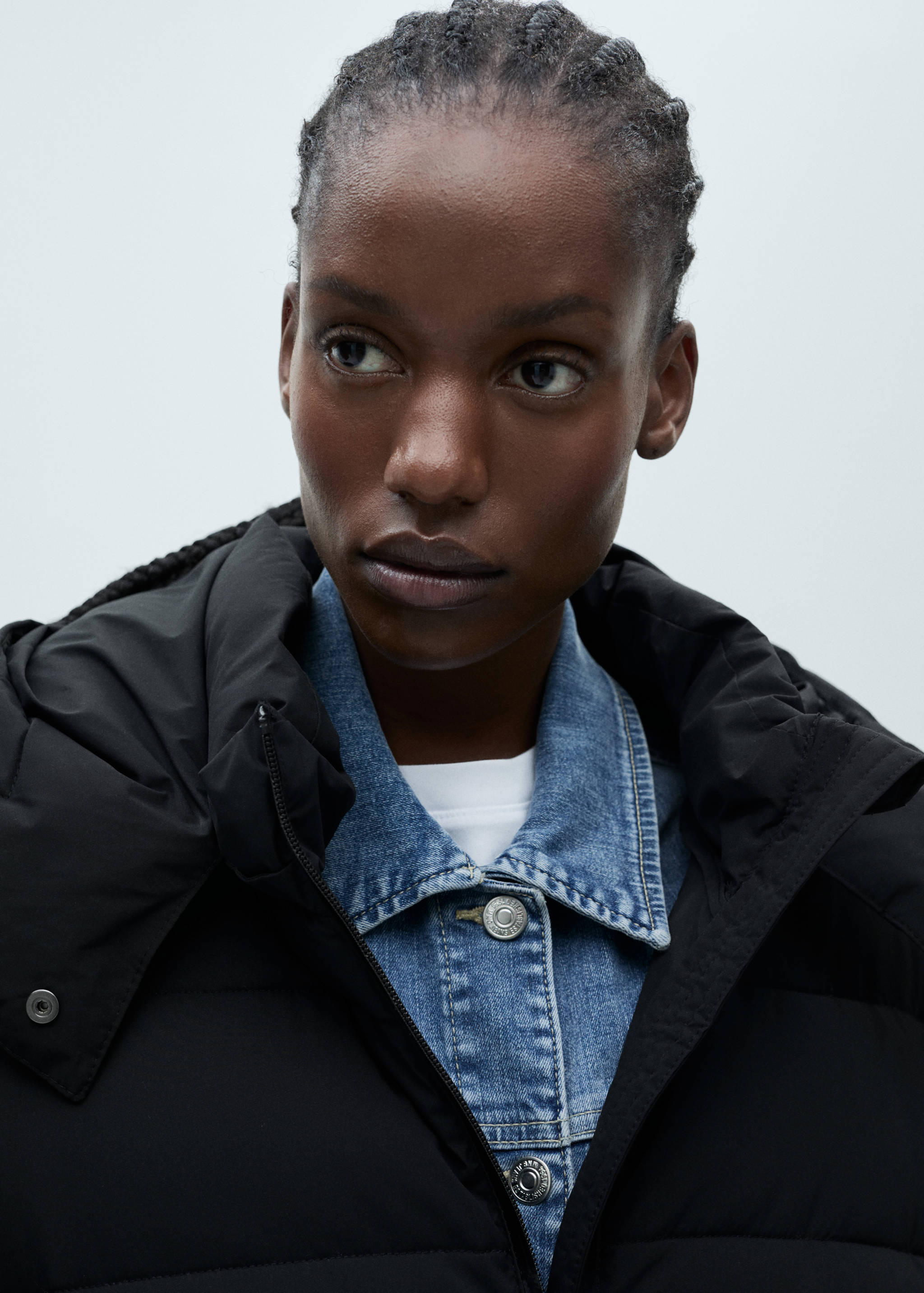 Waterproof padded midi anorak - Details of the article 4