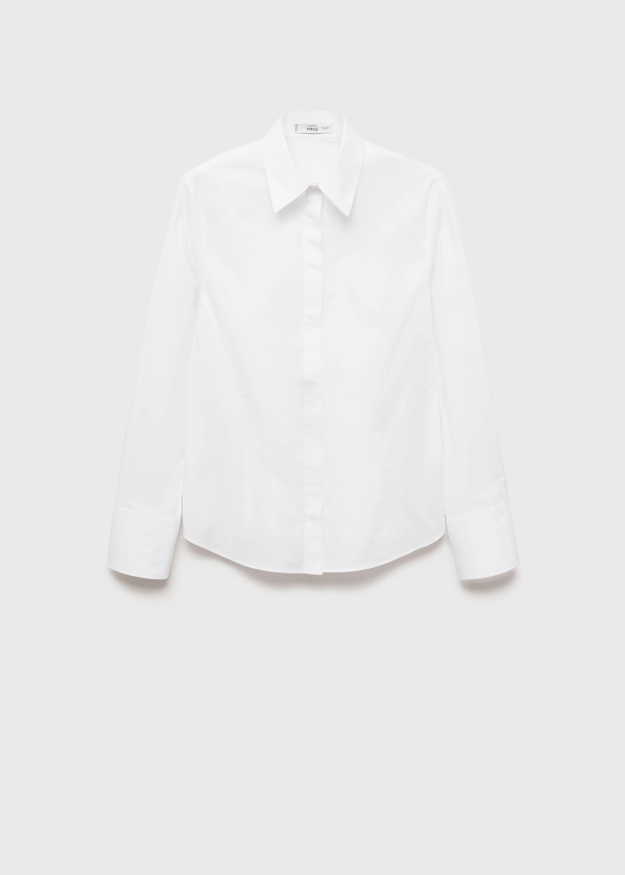 Fitted cotton shirt - Article without model