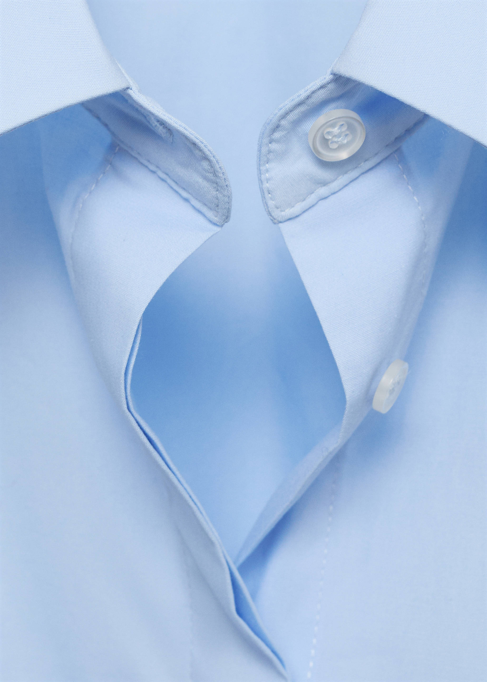 Fitted cotton shirt - Details of the article 8