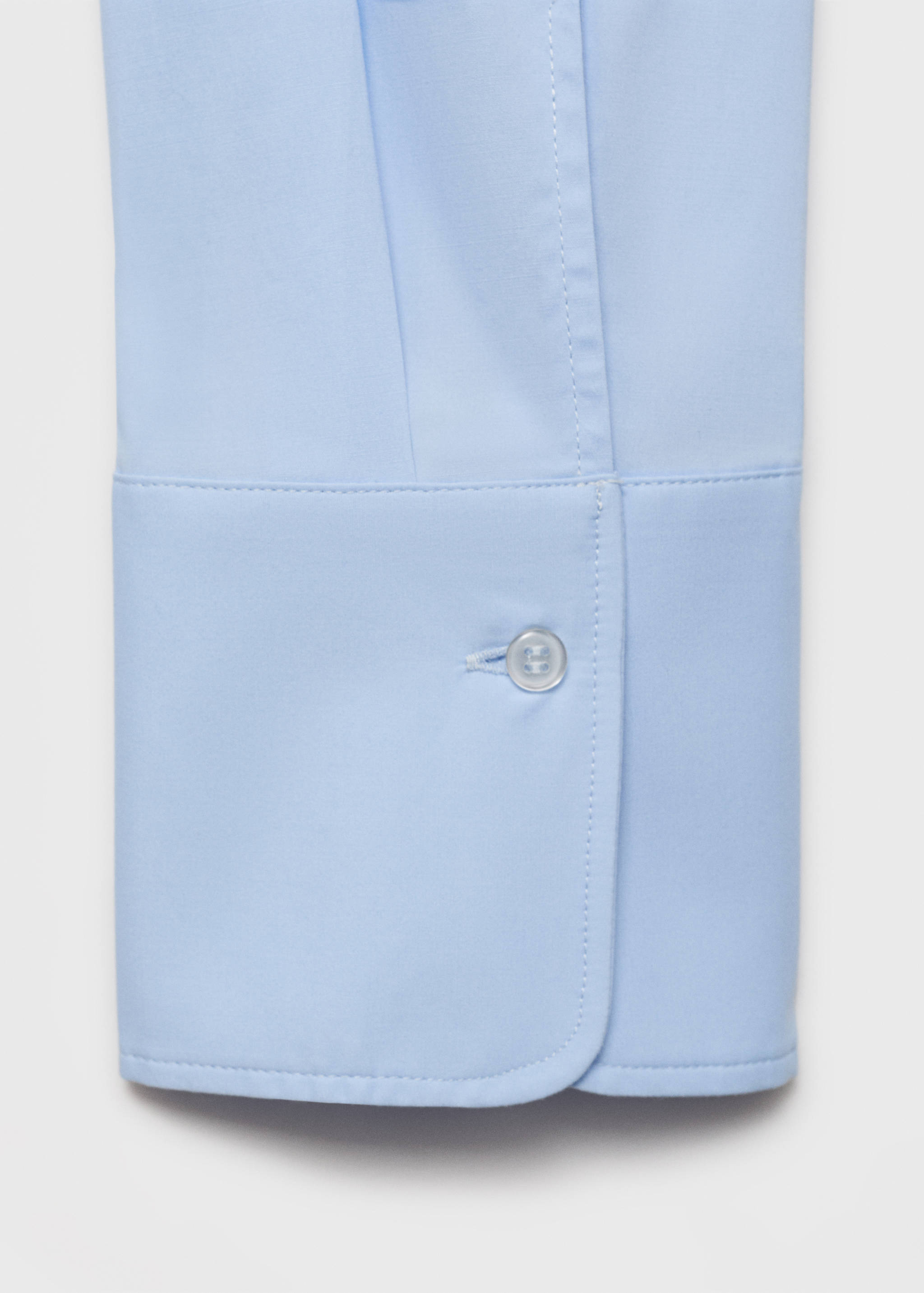 Fitted cotton shirt - Details of the article 0