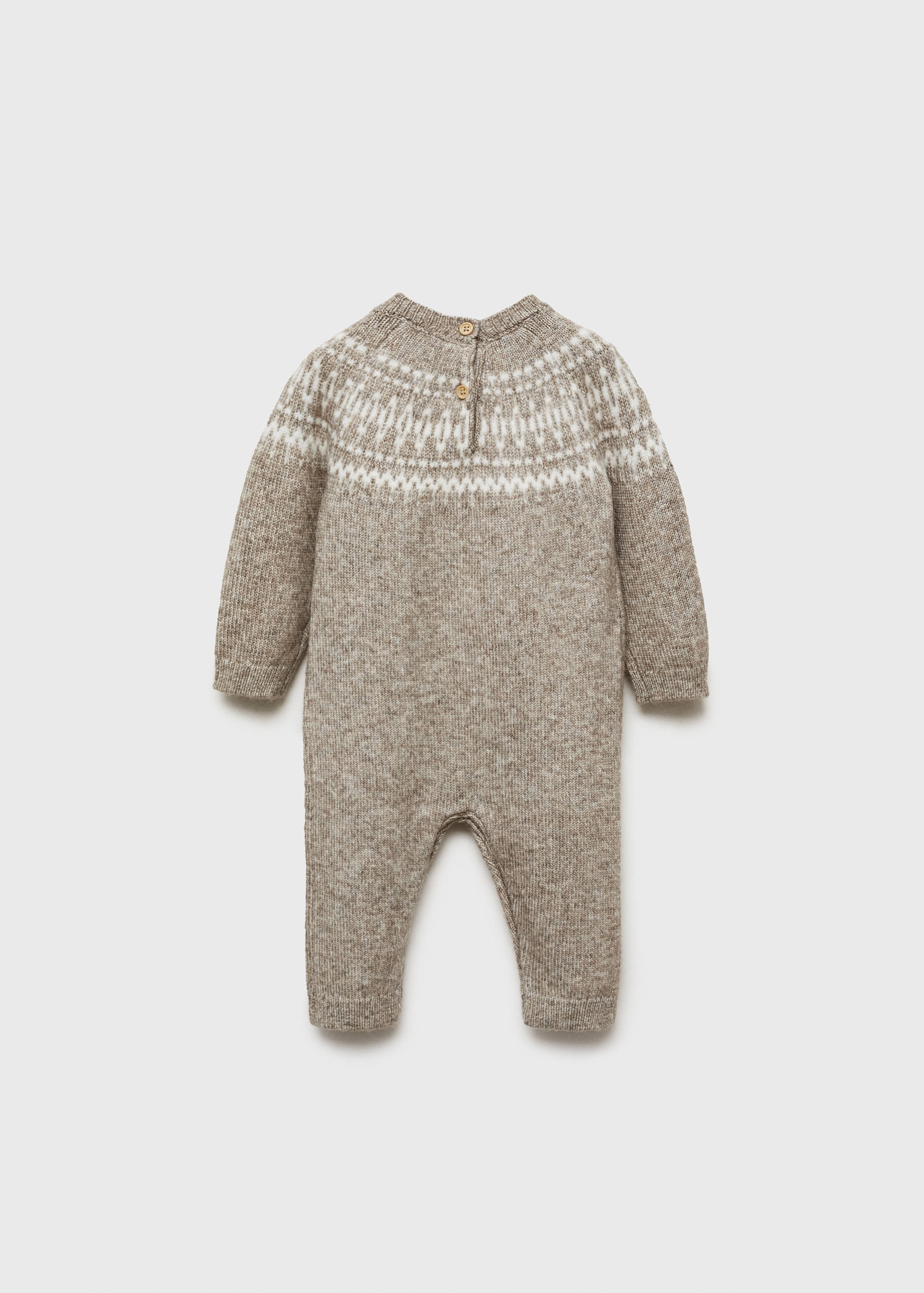 Combinaison maille jacquard - Verso de l’article