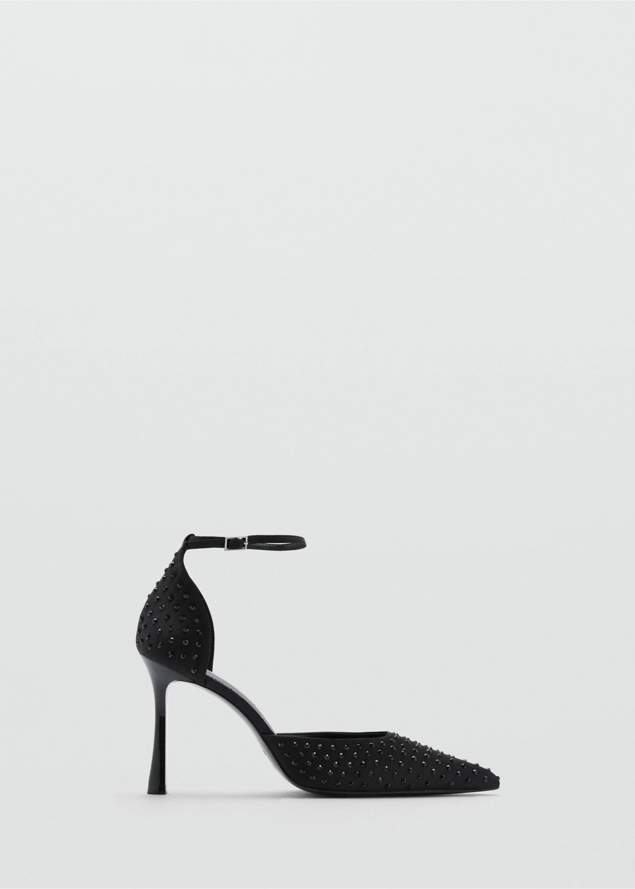 Crystal heel shoe - Article without model, Black. Ref: 87010362-00.