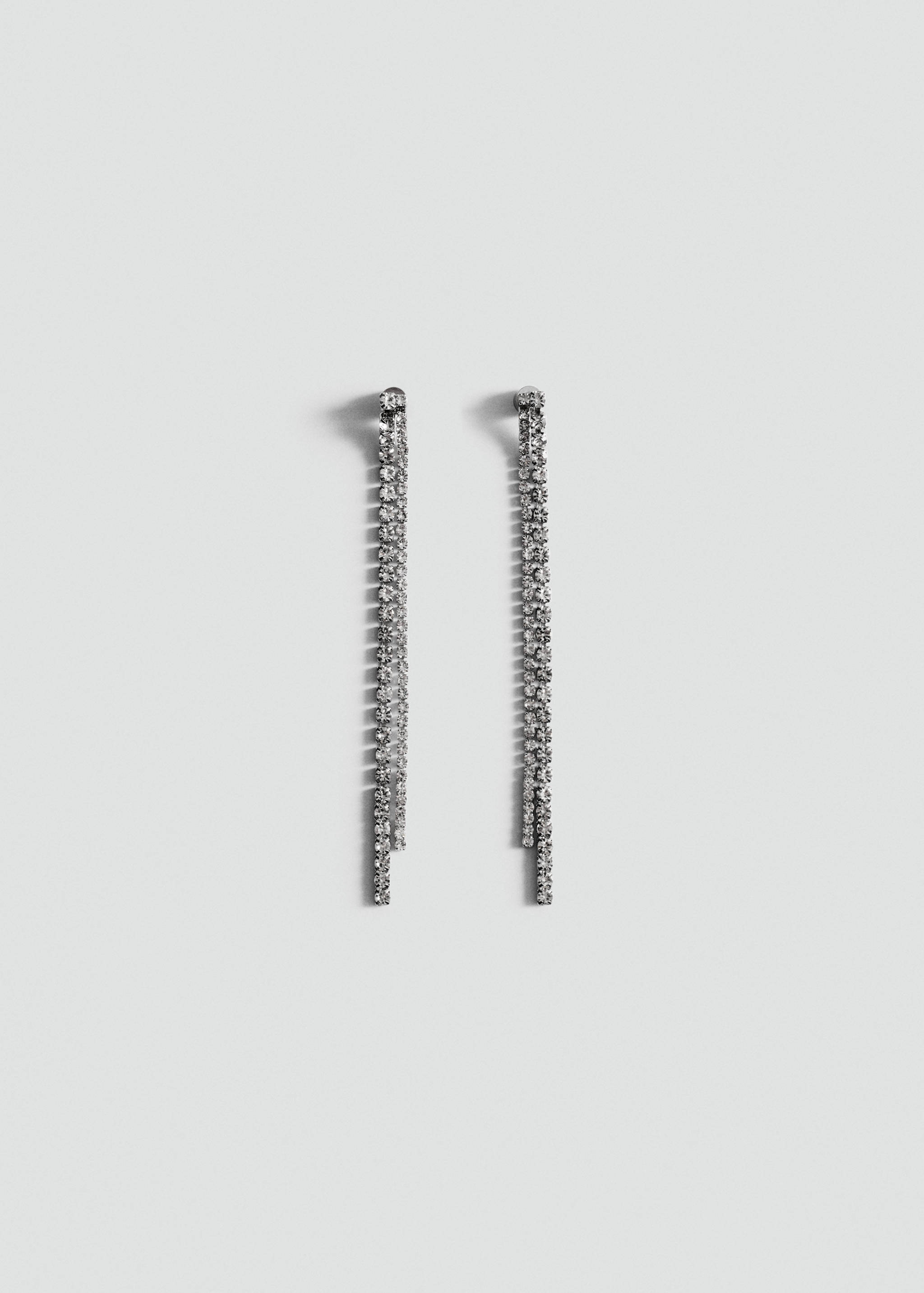 Crystal thread earrings - Article without model
