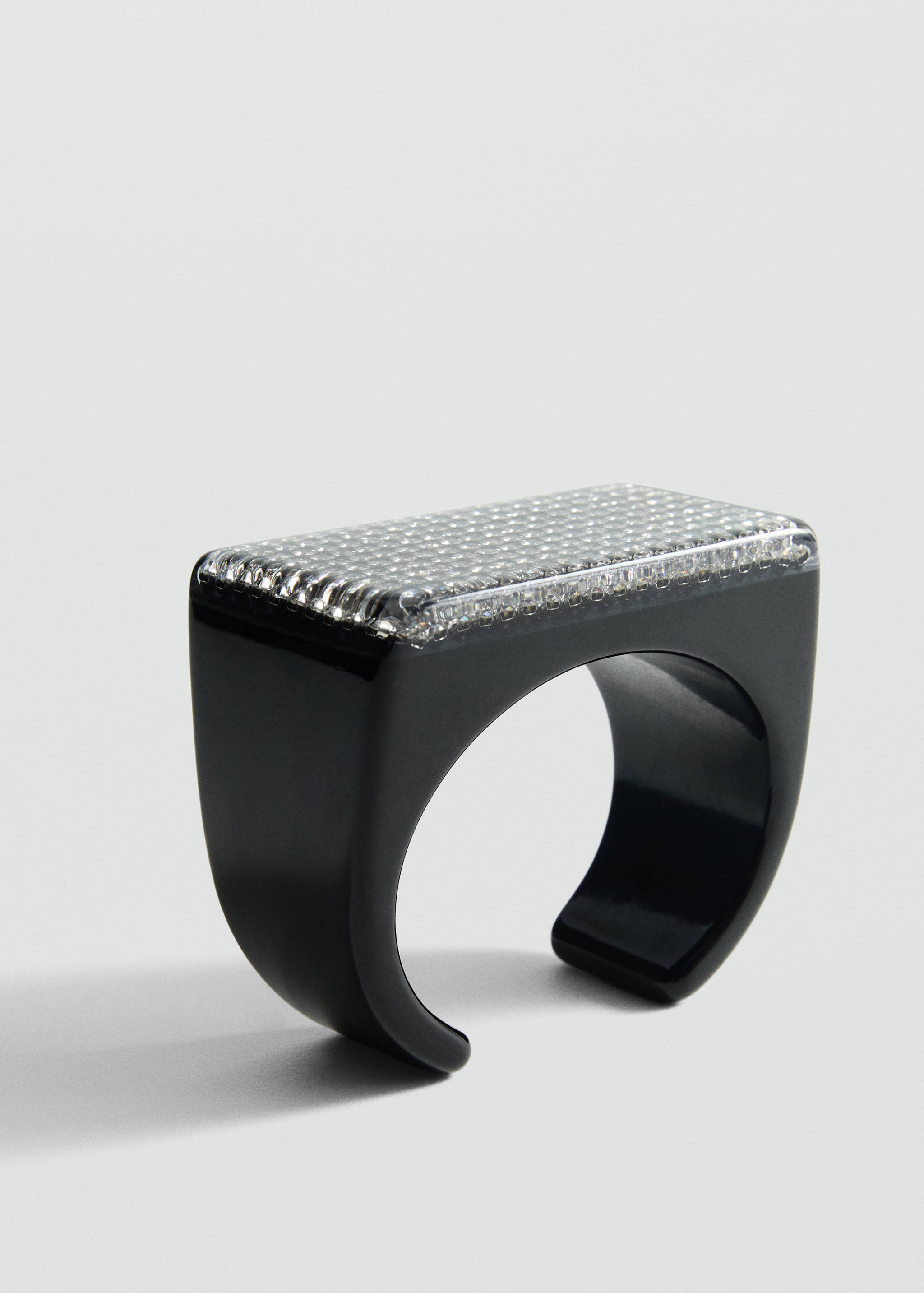 Rigid crystals bracelet - Medium plane