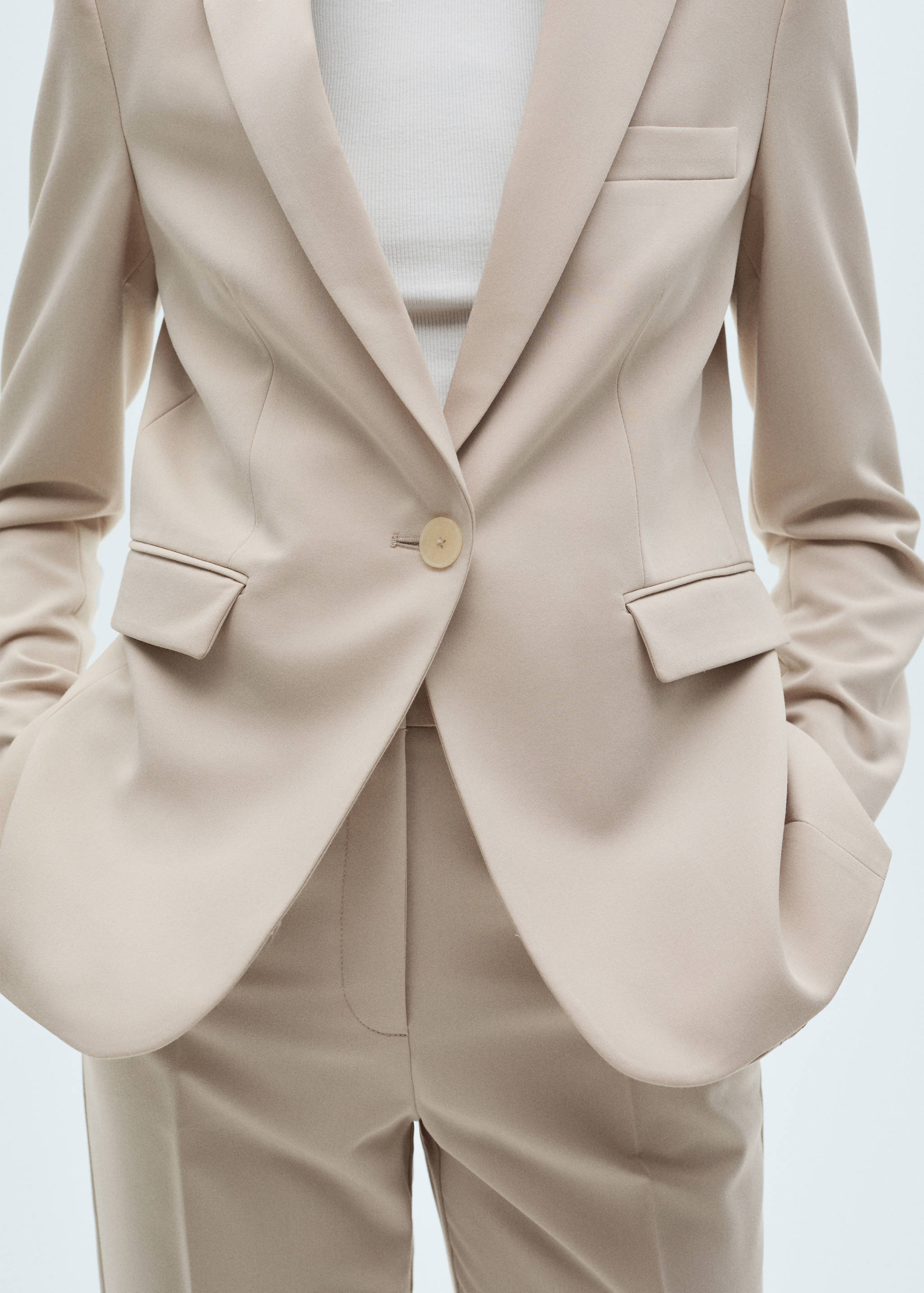 Fitted suit blazer - Details of the article 6