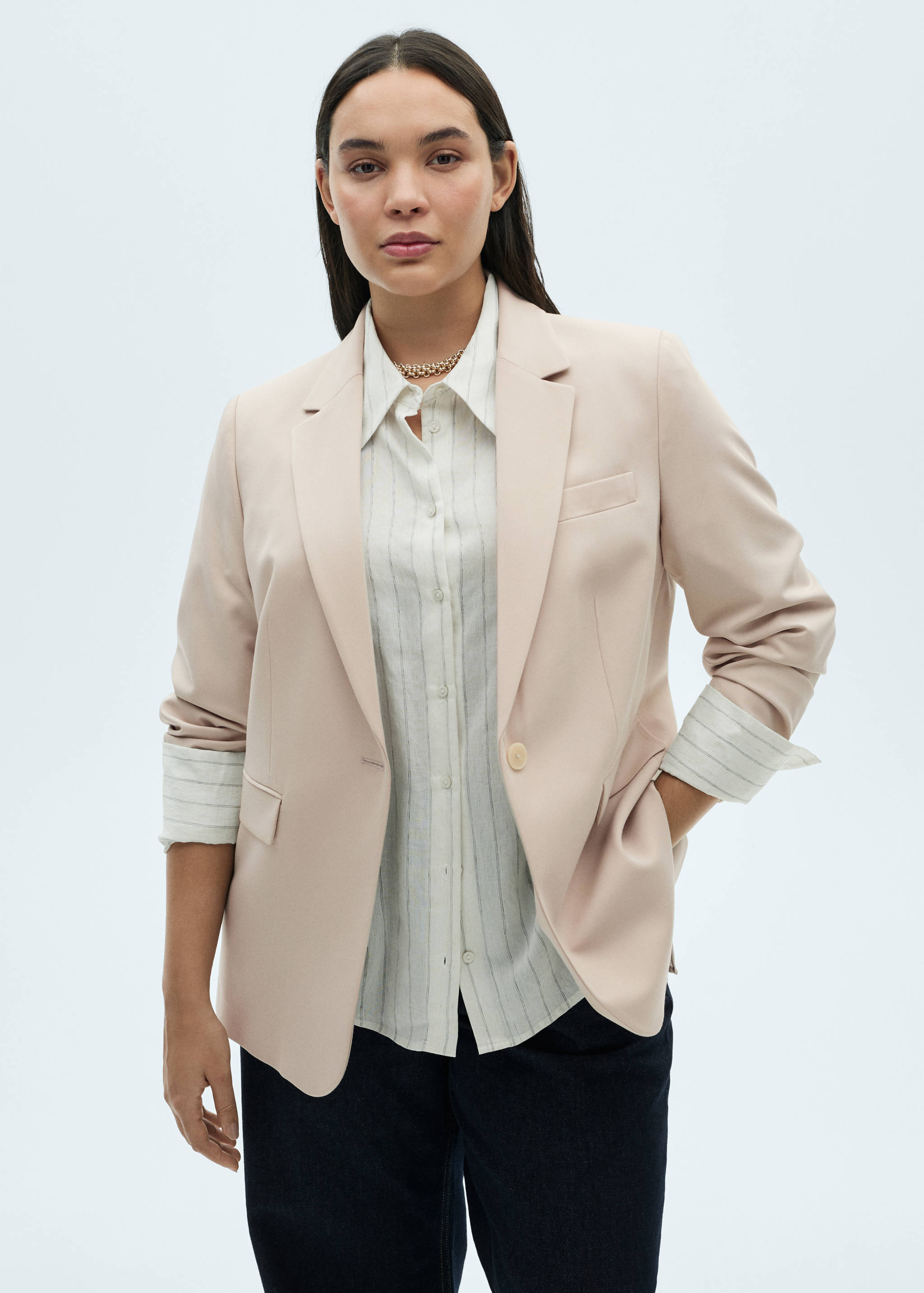 Fitted suit blazer - Details of the article 5