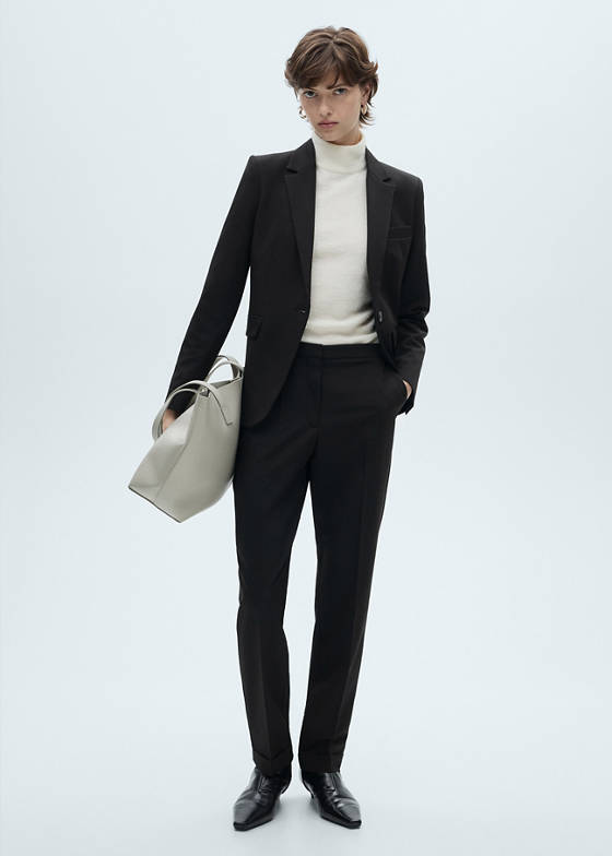 Dar kesim blazer ceket