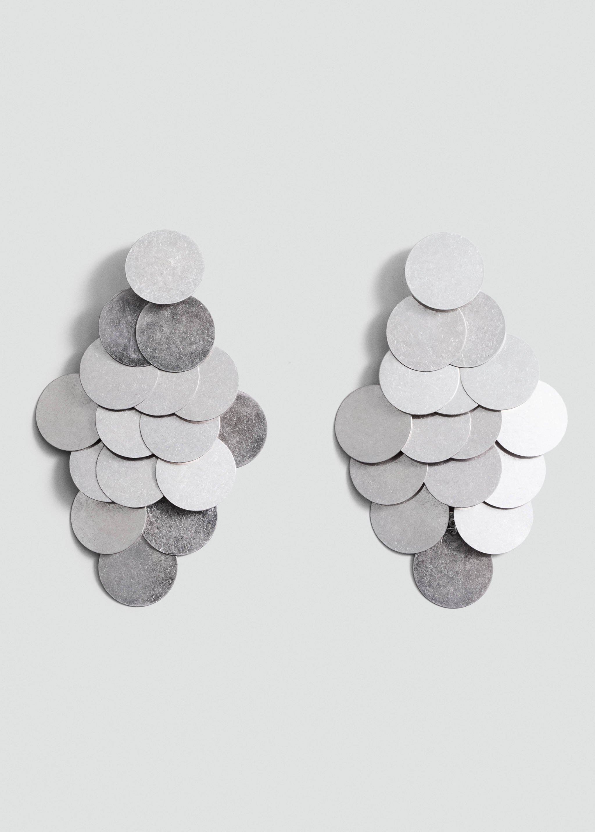 Cascade disc earrings - Article without model