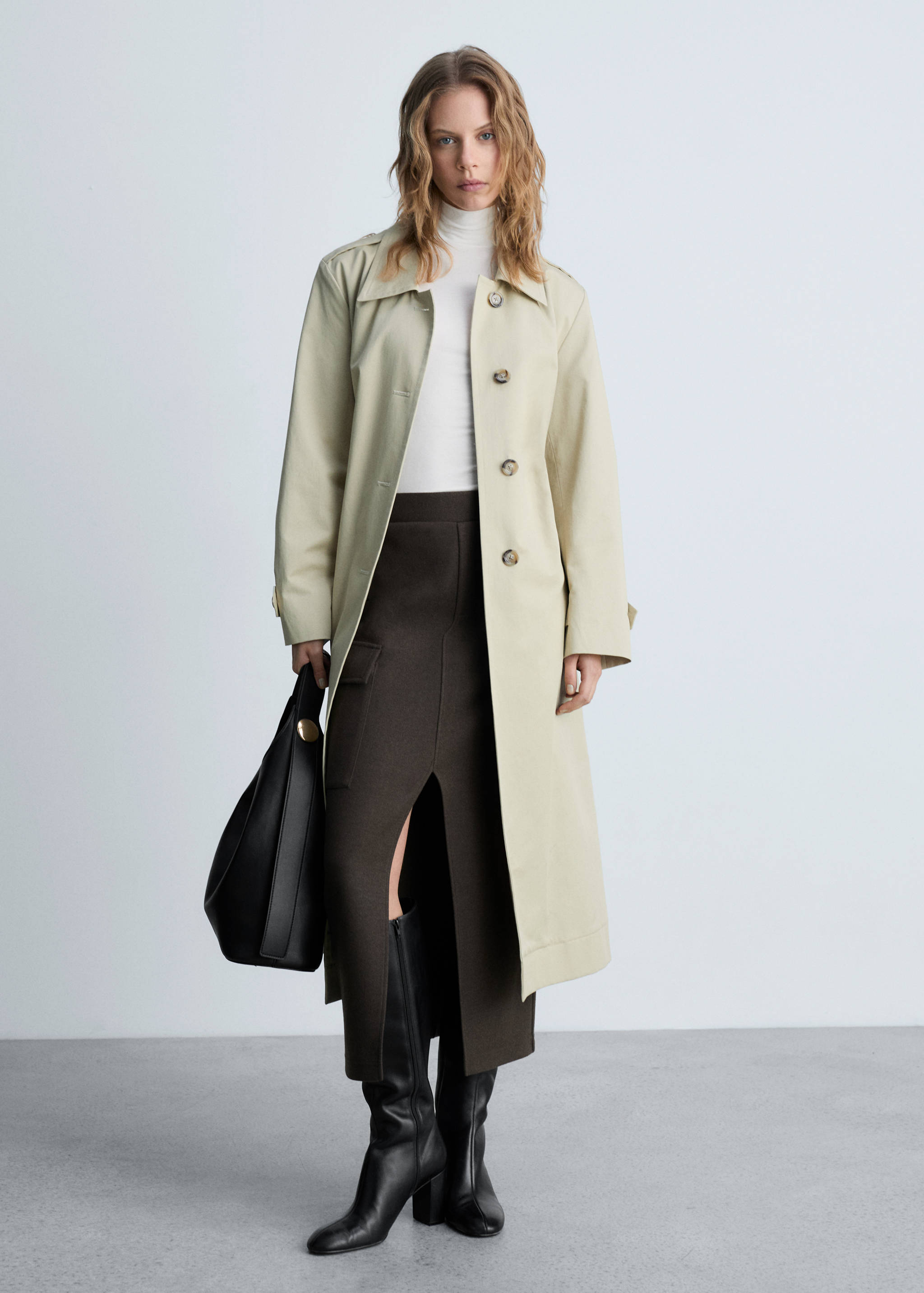 Fitted turtleneck t-shirt - General plane