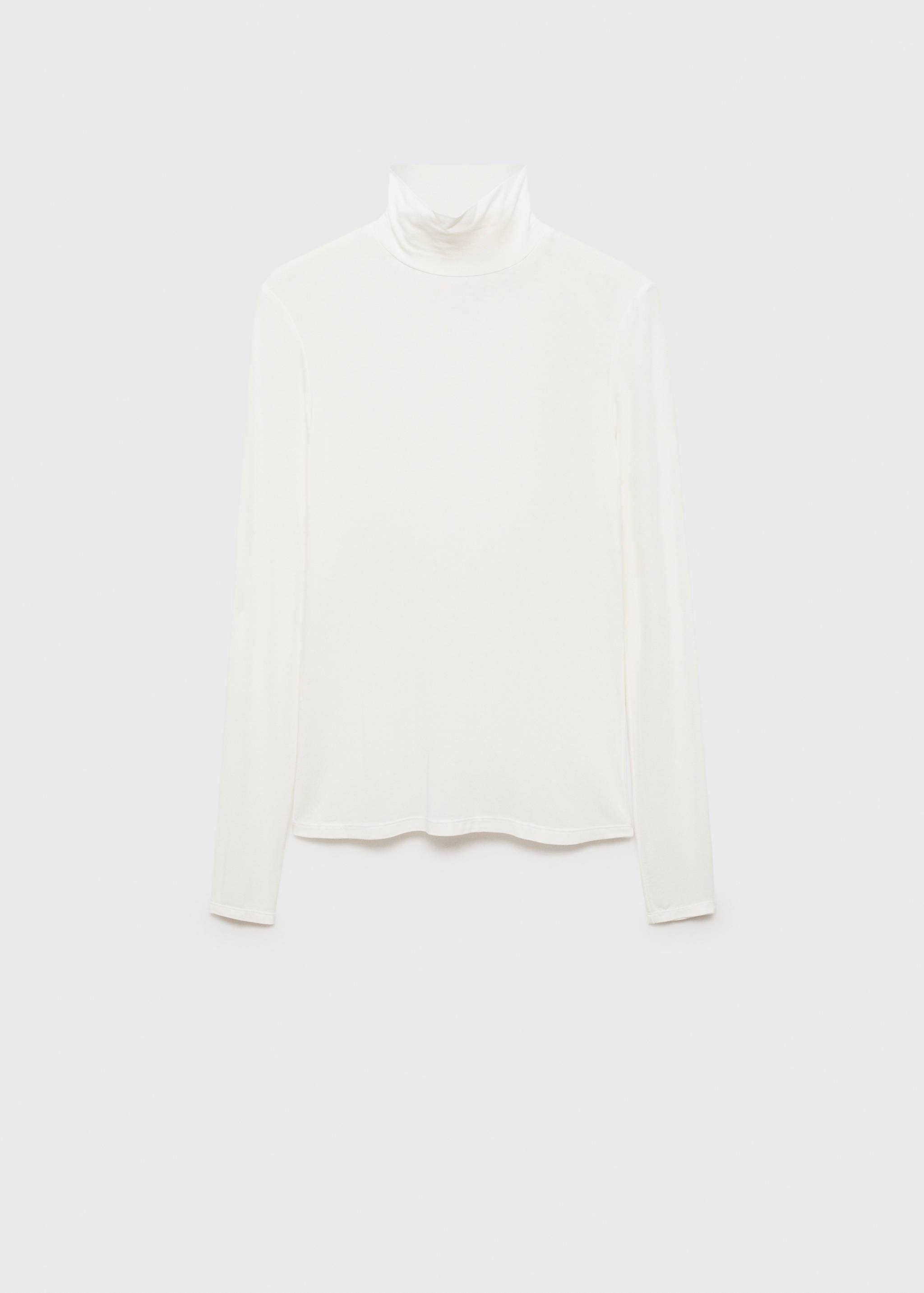 Fitted turtleneck t-shirt - Article without model