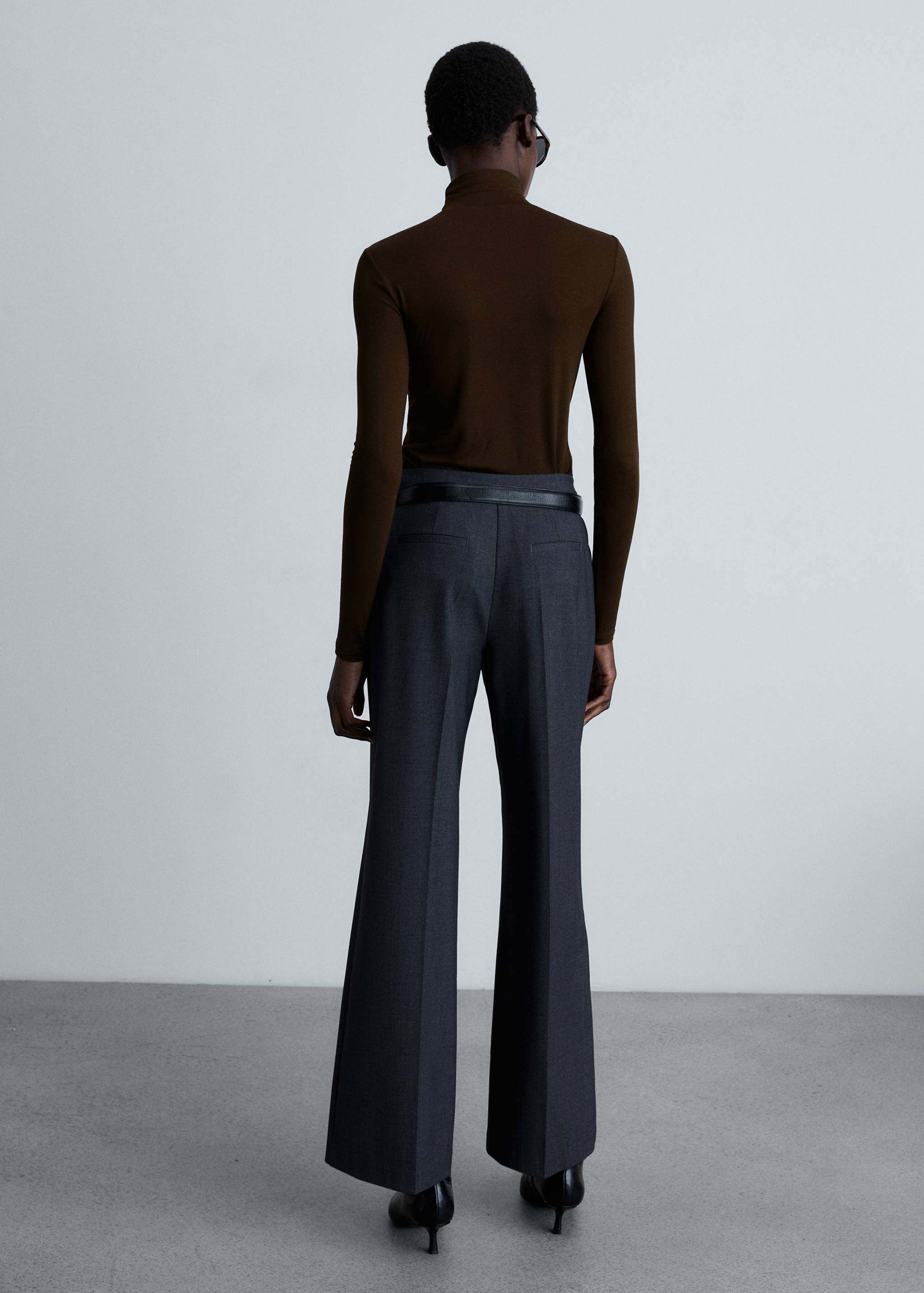 Perkins-neck long-sleeved t-shirt - Reverse of the article