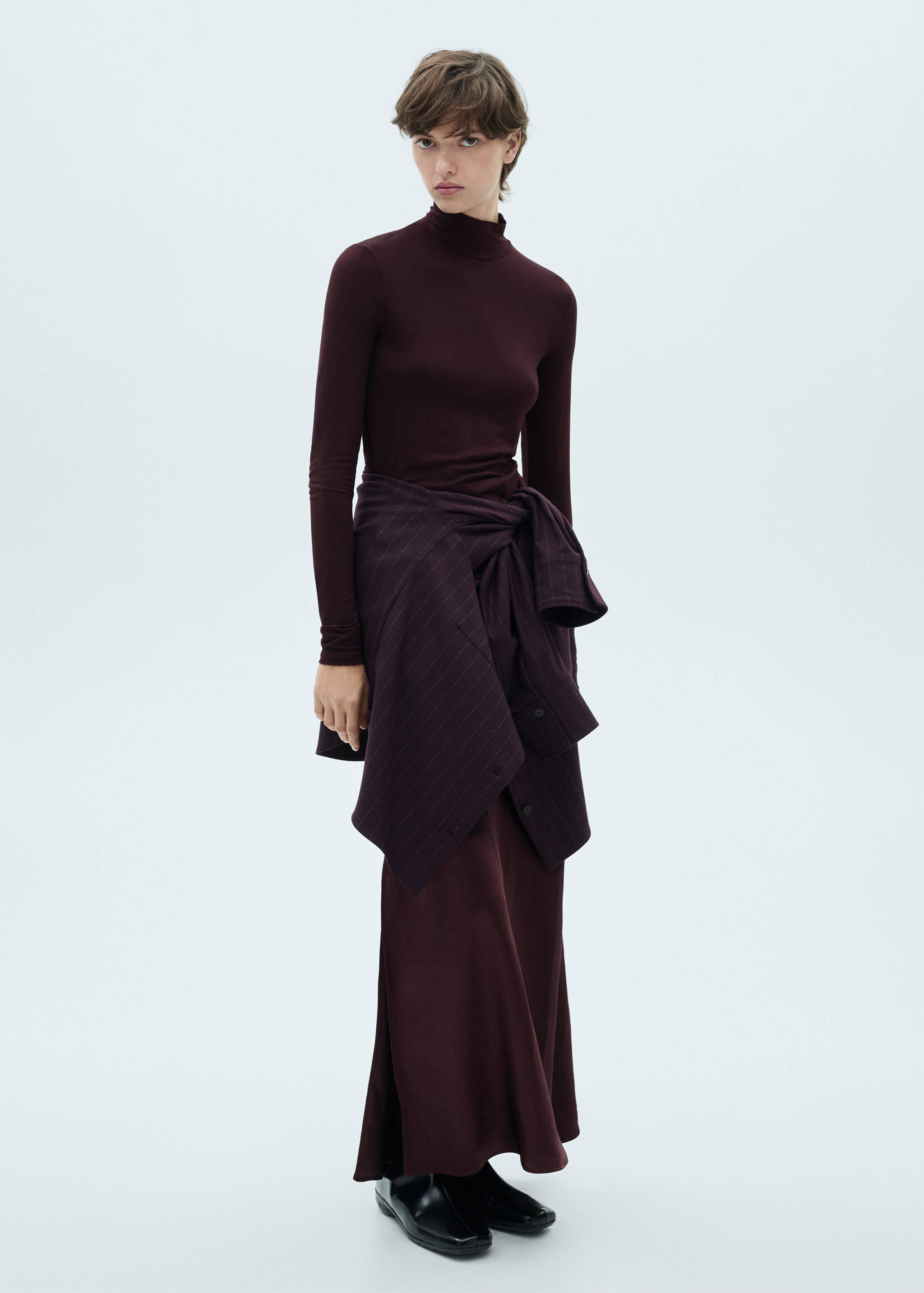 Perkins-neck long-sleeved t-shirt - General plane