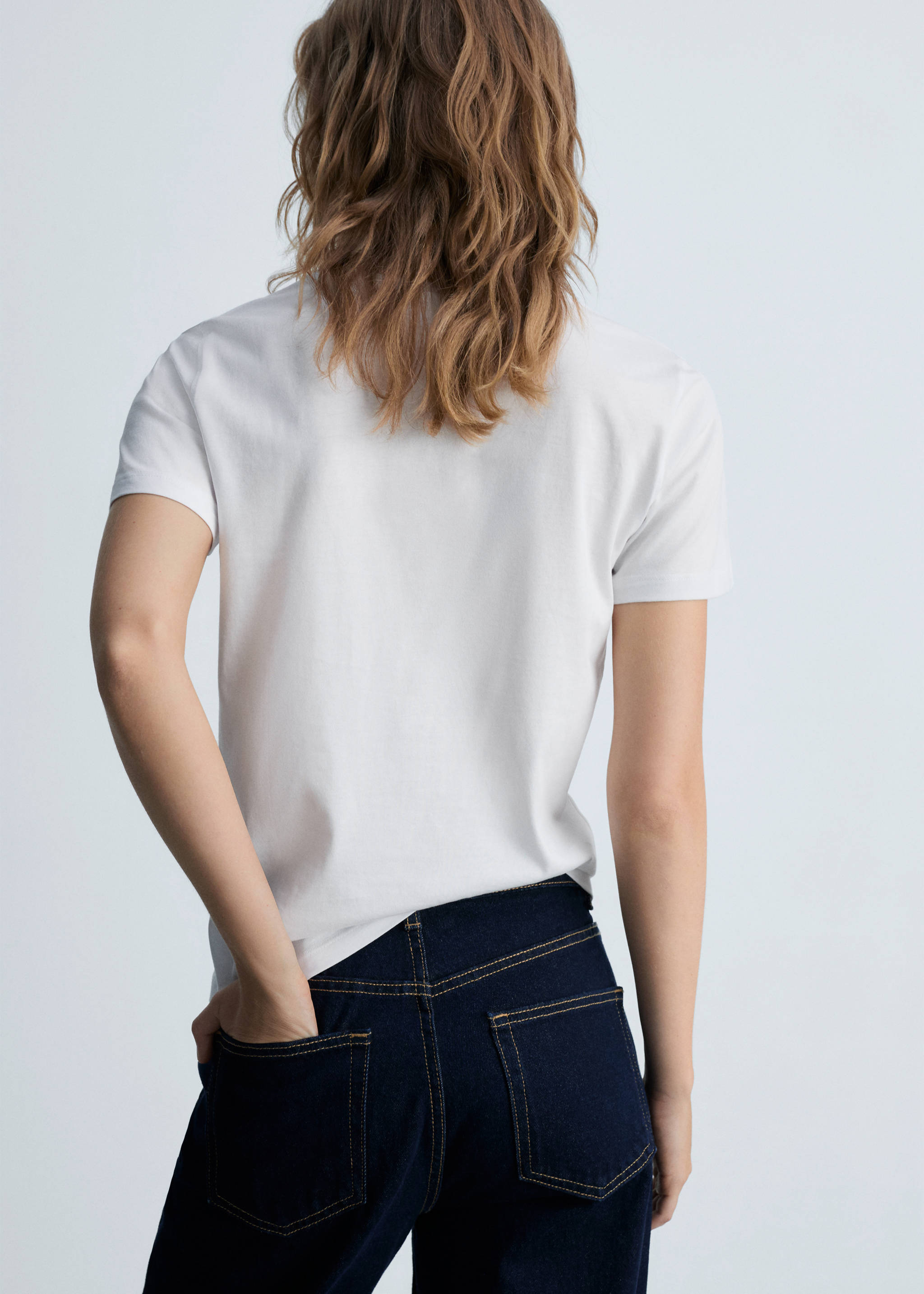 T-shirt coton manches courtes - Verso de l’article