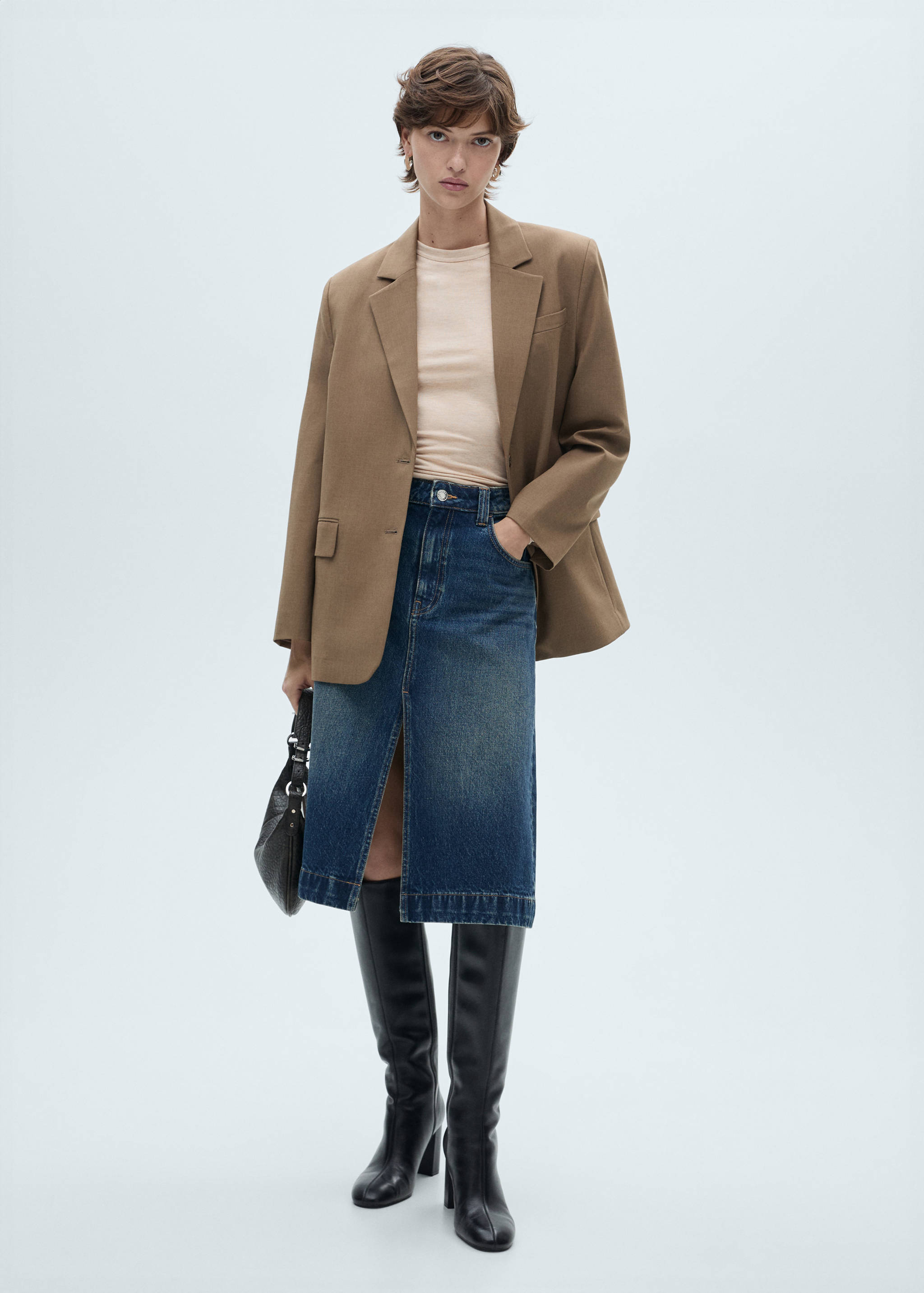 Long-sleeved fitted t-shirt - General plane