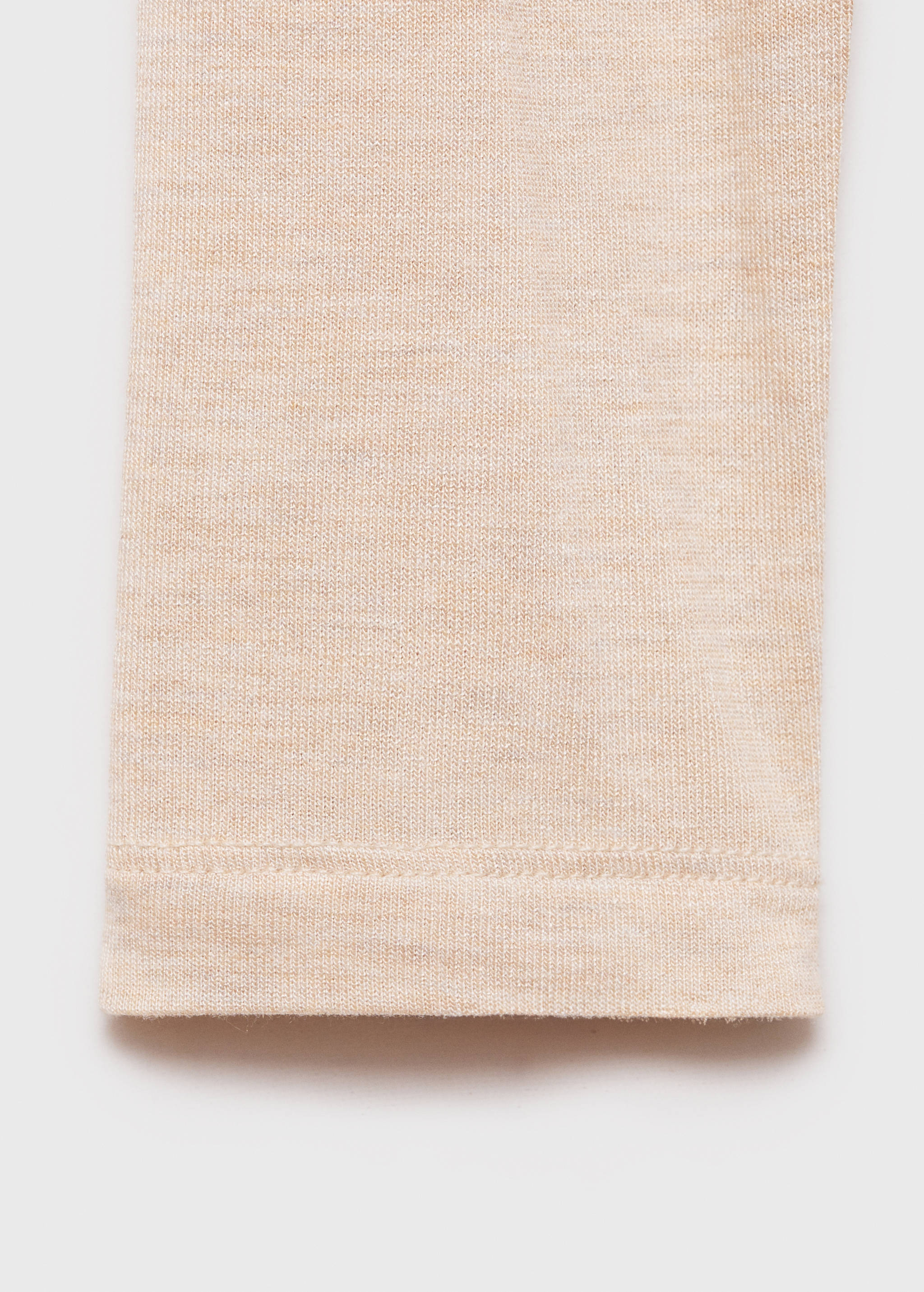 Long-sleeved fitted t-shirt - Details of the article 0