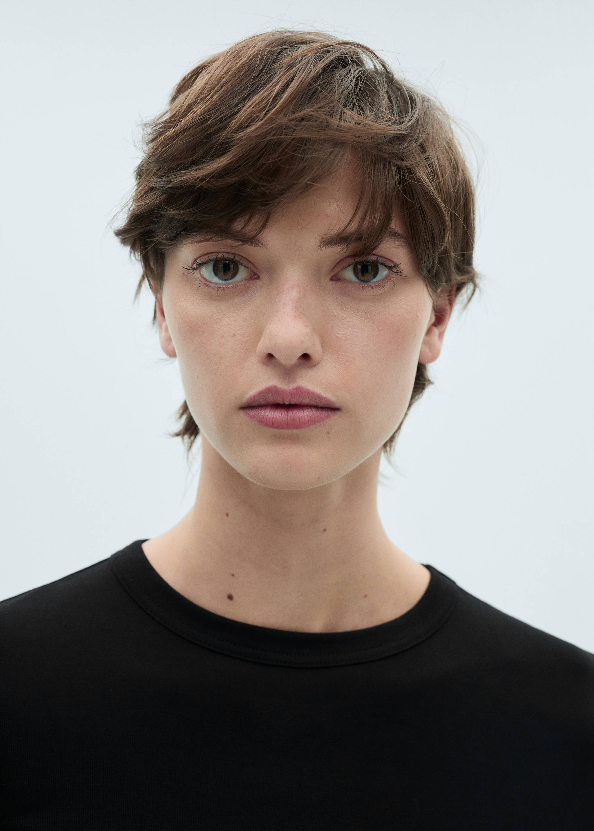 Long-sleeved fitted t-shirt - Details of the article 1