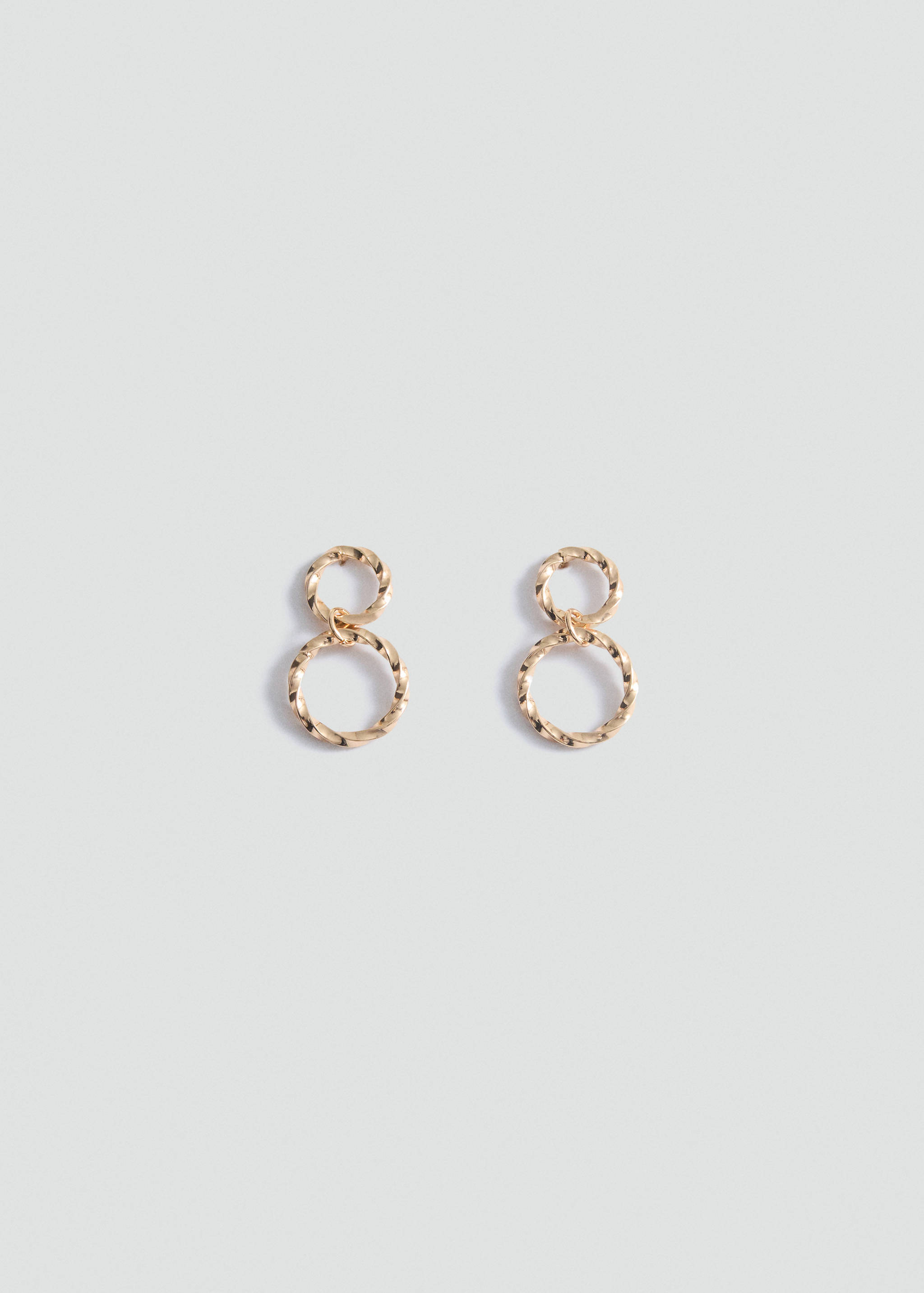 Intertwined hoop earrings - Article without model