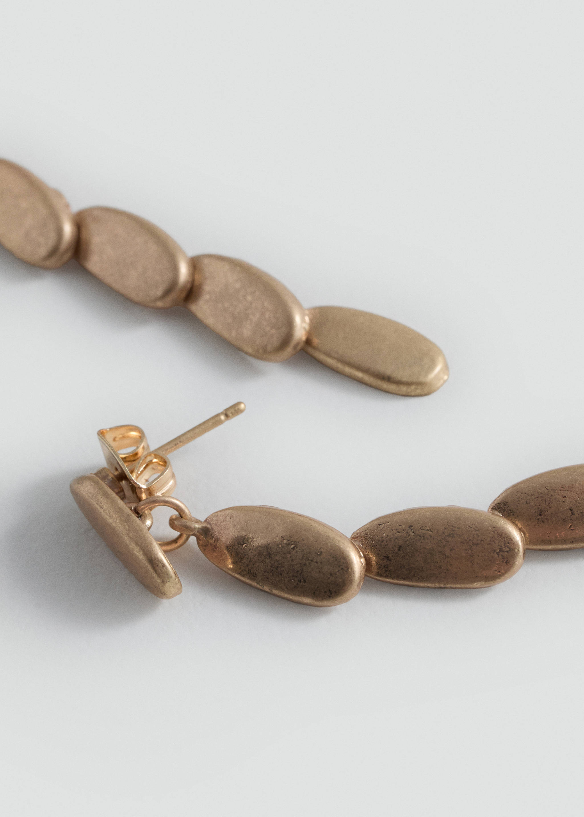 Beaded pendant earrings - Medium plane