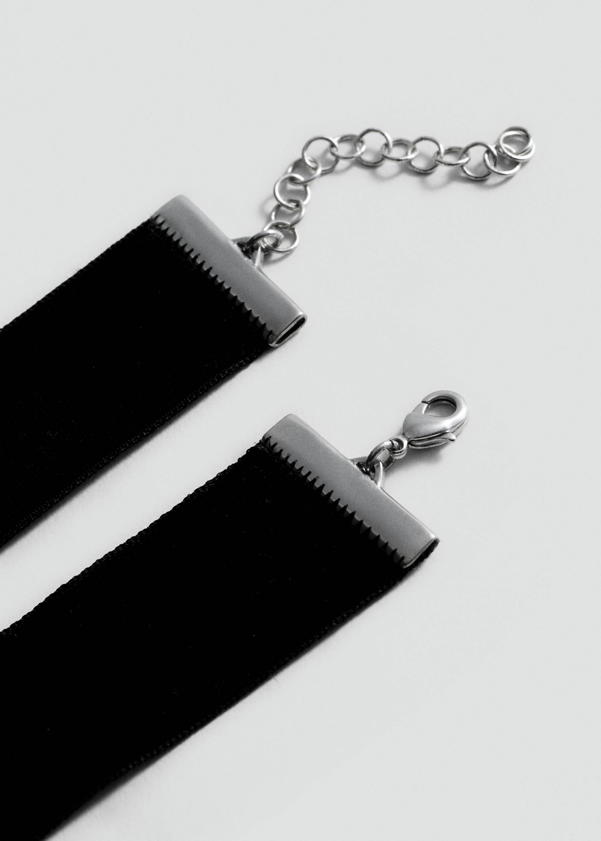 Crystal flower choker necklace - Details of the article 1