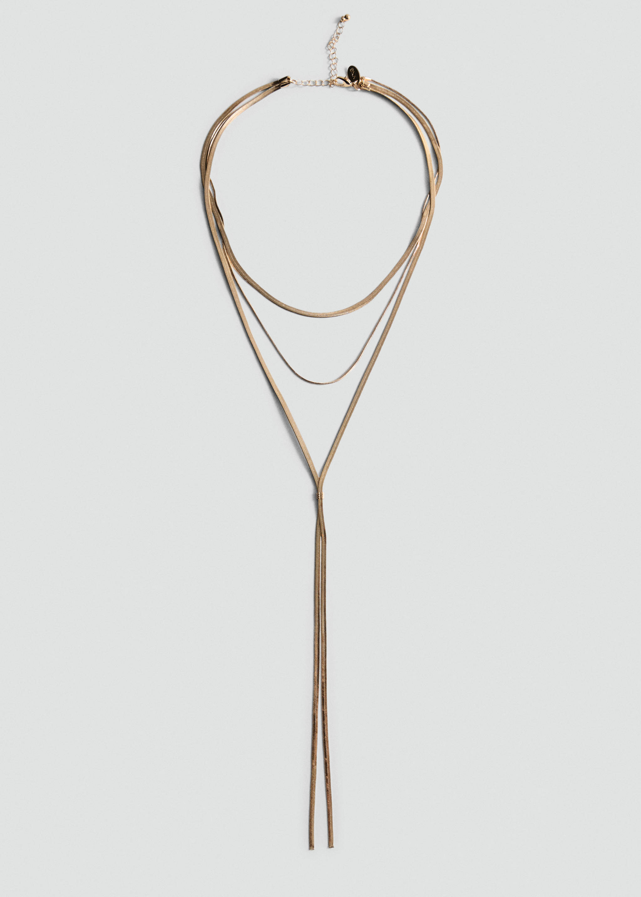 Long triple necklace - Article without model