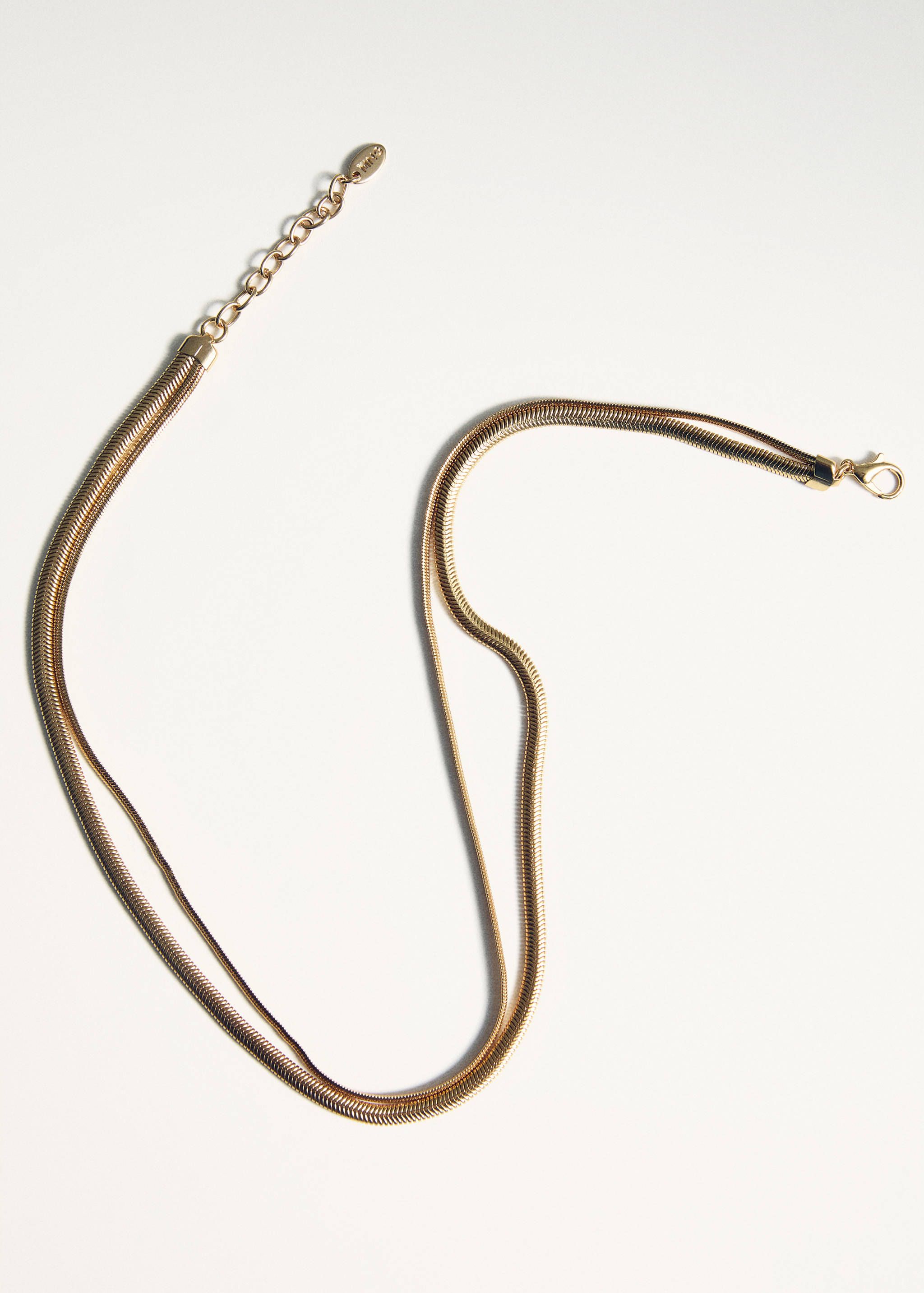 Textured double necklace - Details of the article 5
