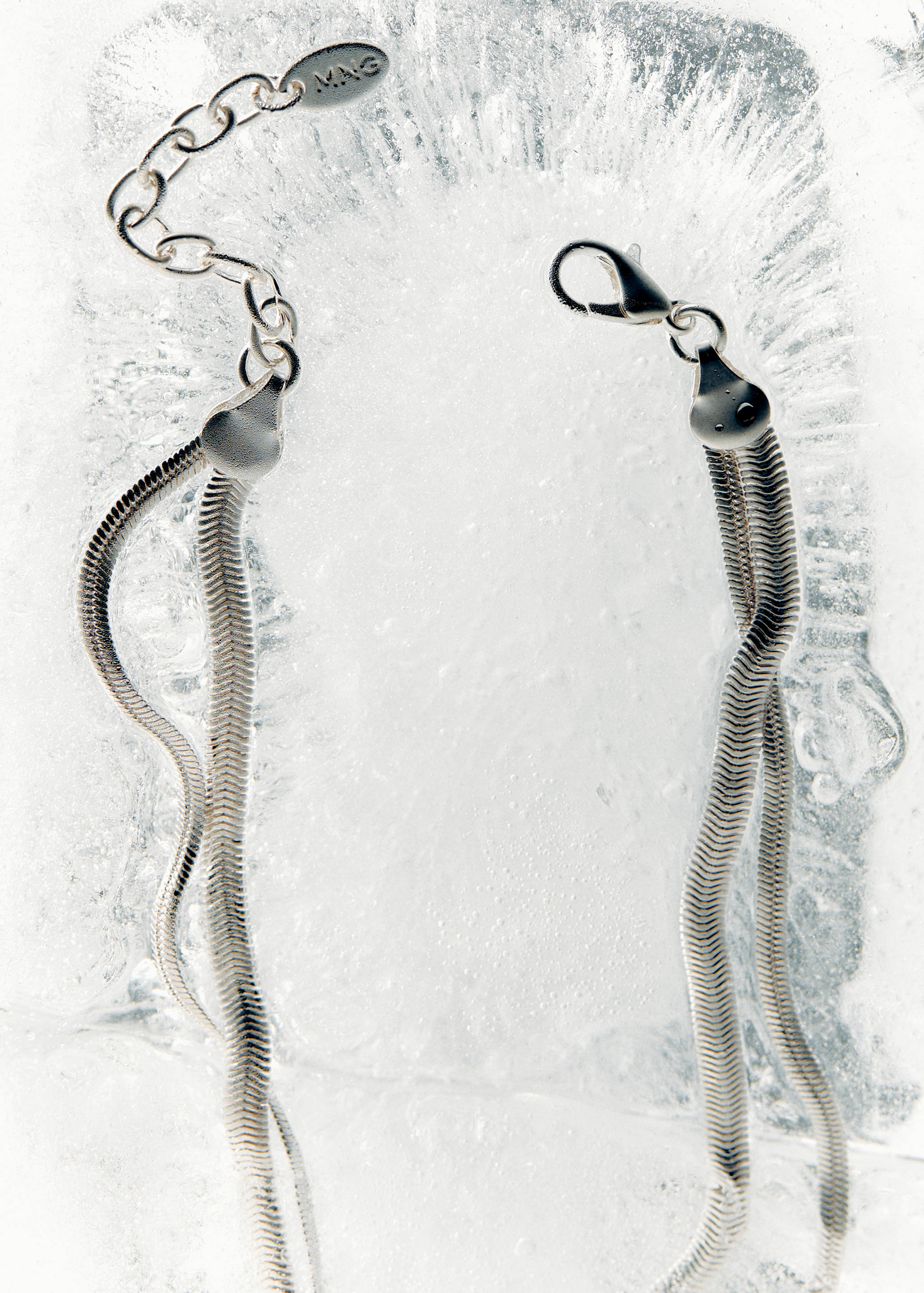 Textured double necklace - Details of the article 6