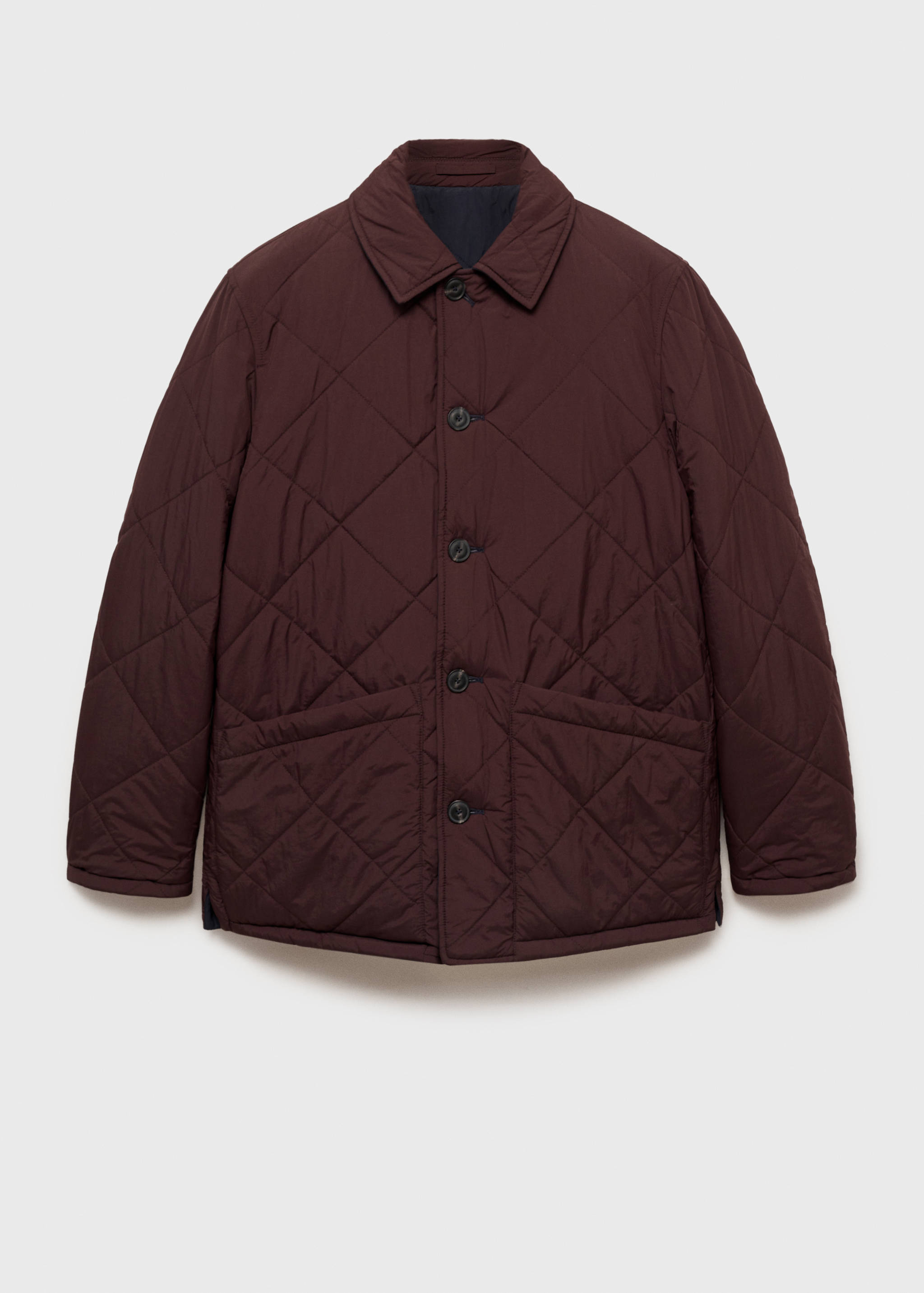 Two-tone reversible quilted jacket - Details of the article 8