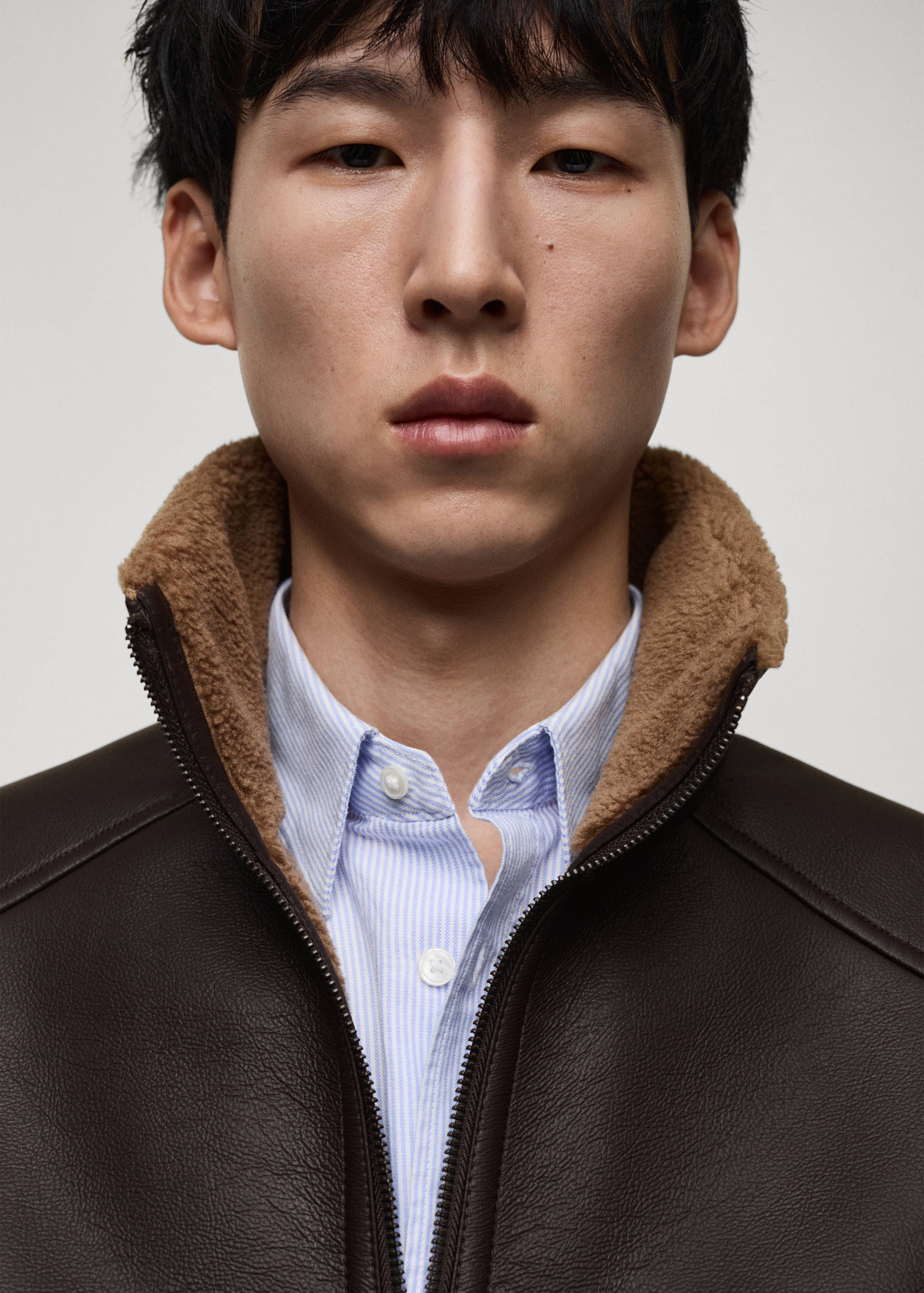 Faux-fur jacket with fleece lining - Details of the article 1