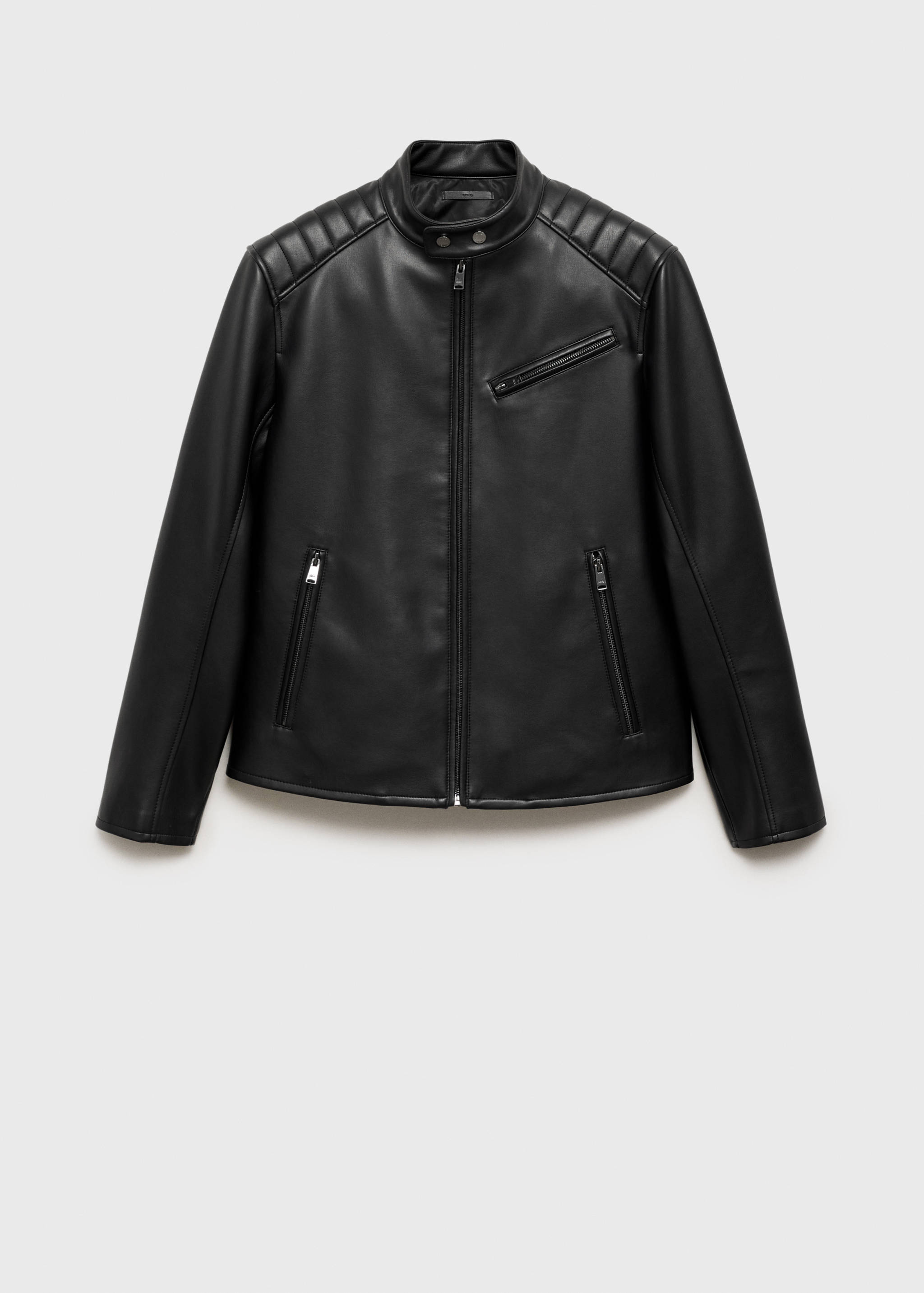 Veste effet cuir détail coutures - Article sans modèle
