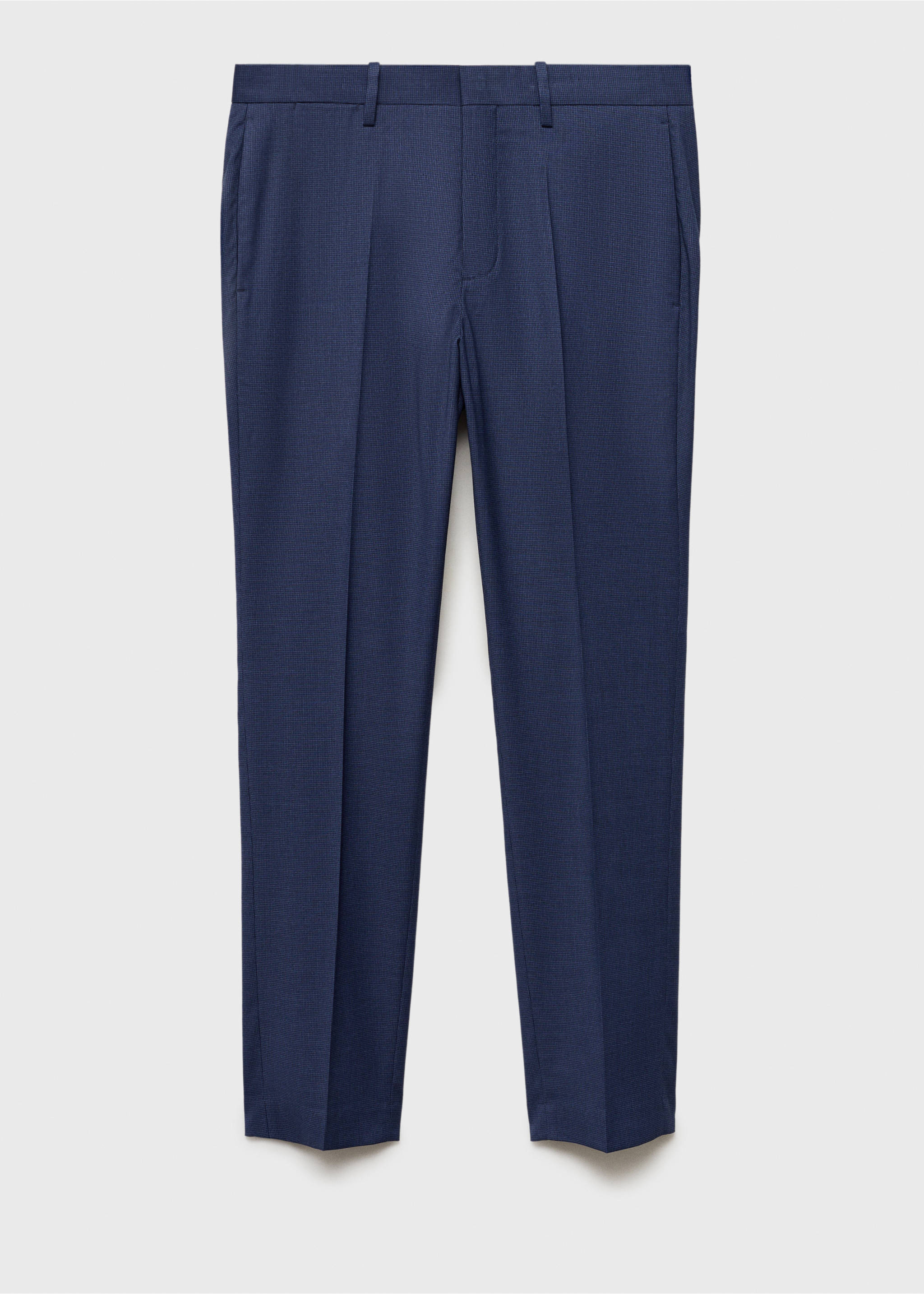 Süper slim fit streç kumaştan kumaş pantolon - Modelsiz ürün, Mürekkep Mavisi. Ref: 87010590-00.